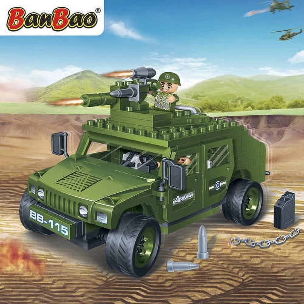 BanBao Hum Vee Adventure Building Set - 202 Pieces - Image 2