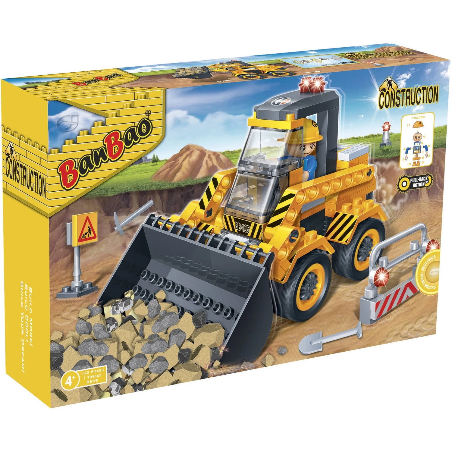 Banbao Mini Excavator 103 Piece Building Block Set - Image 2