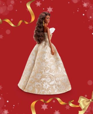 Barbie 2025 Holiday Fashion Doll - Curly Side-Part - Image 3