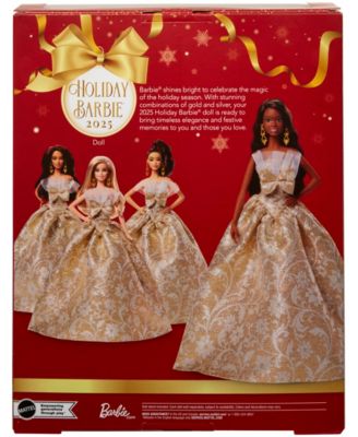 Barbie 2025 Holiday Fashion Doll - Curly Side-Part - Image 4