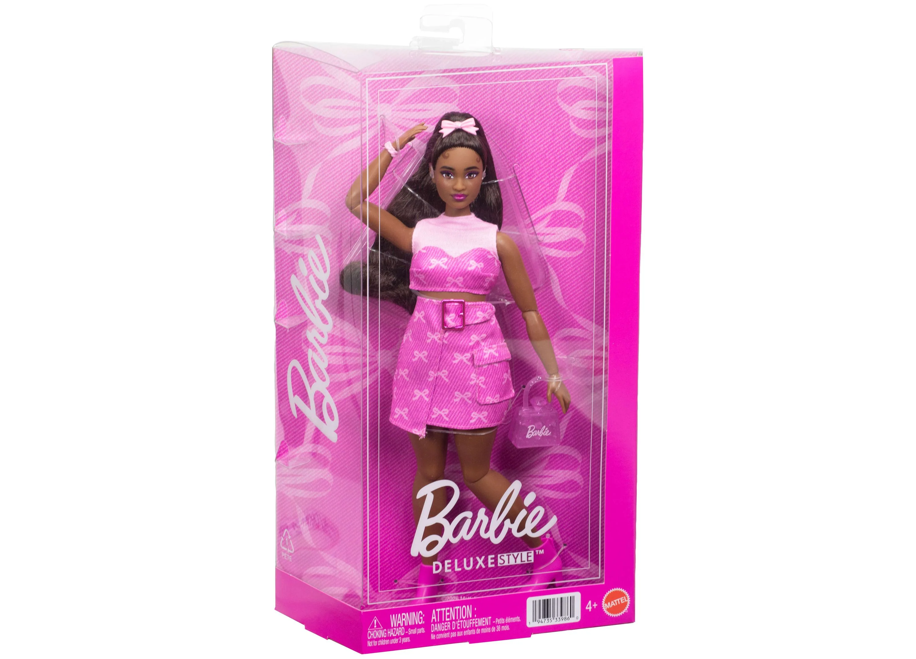 Barbie Deluxe Style Fashion Doll - Trendy Denim Ensemble - Image 2