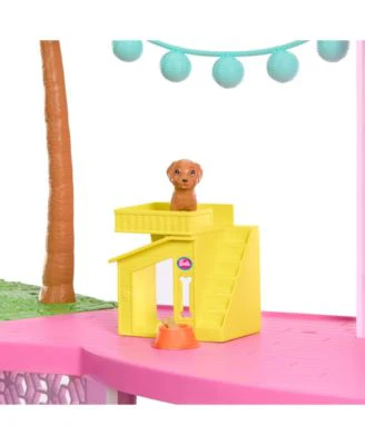 Barbie Dreamhouse, 75+ Pieces, Ultimate Pool Party Doll House with 3-Story Slide - Image 3