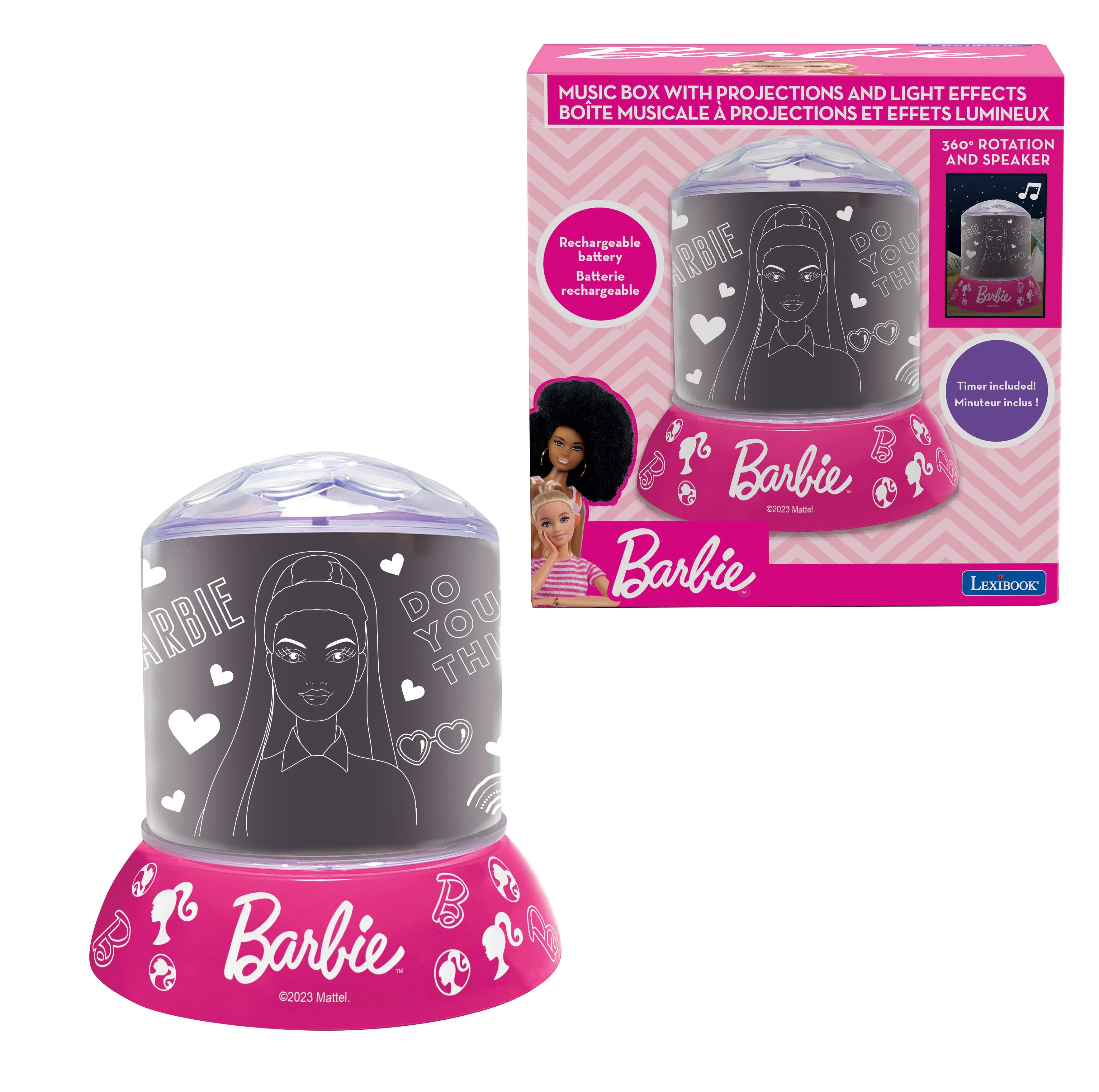 Barbie DreamLight Projector and Speaker - Kids' Nightlight - Image 3