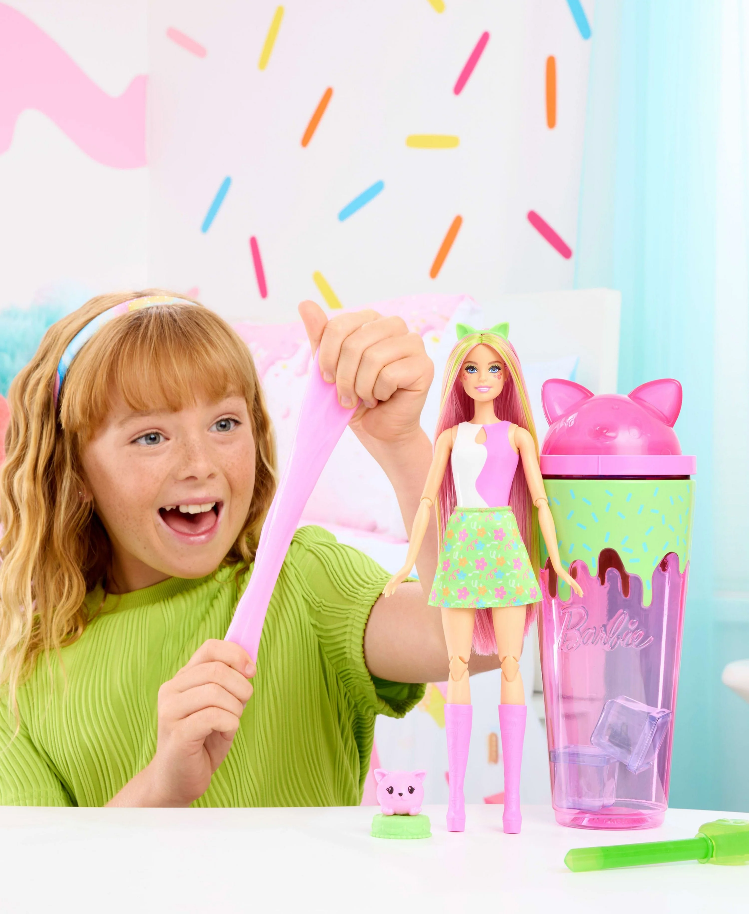 Barbie Pop Reveal Shakes Series - Cute Kitten Fashion Doll with Accessories - Image 6