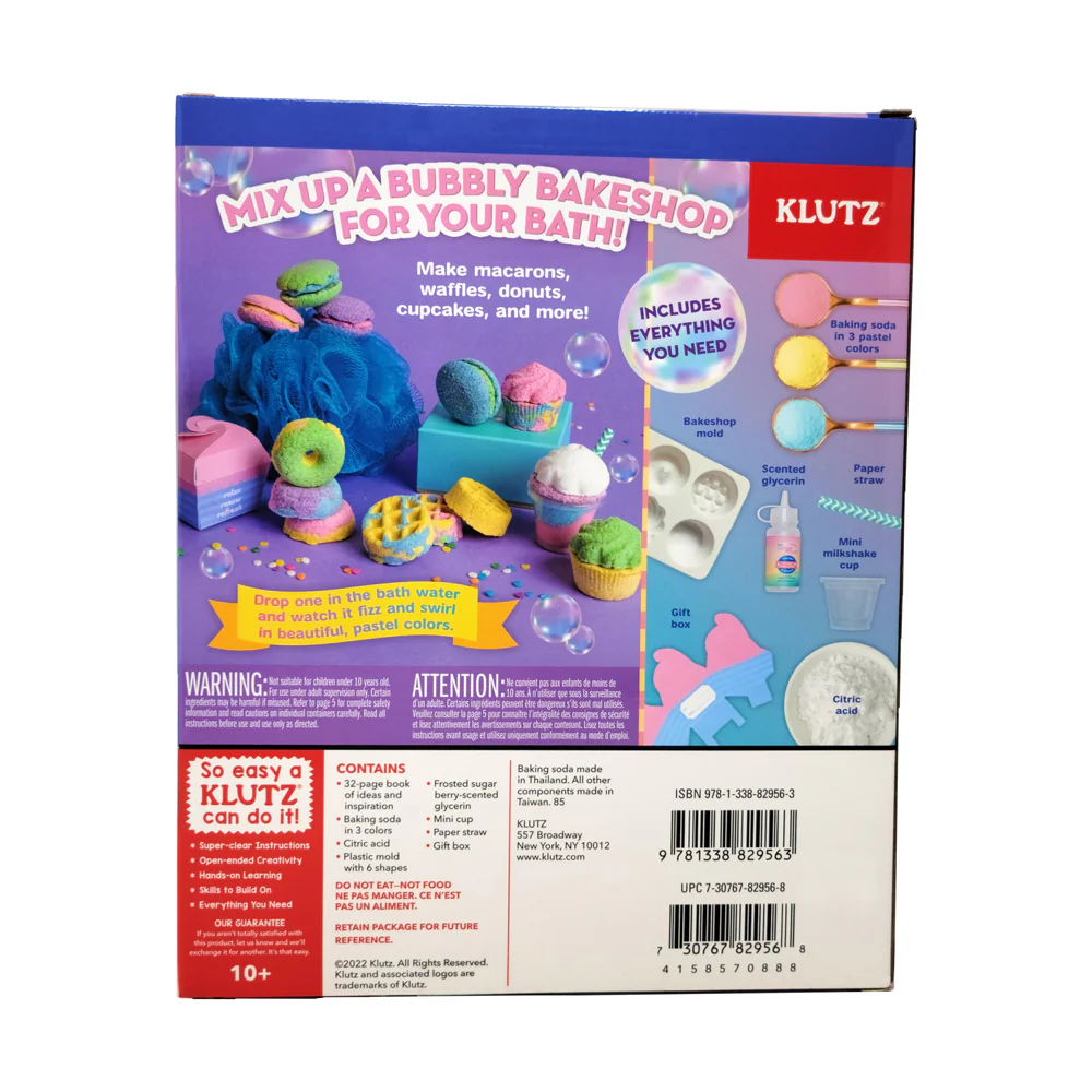 Klutz Bath Bomb Scented Bakery Craft Kit - Create Fizzy Bath Bombs - Image 2