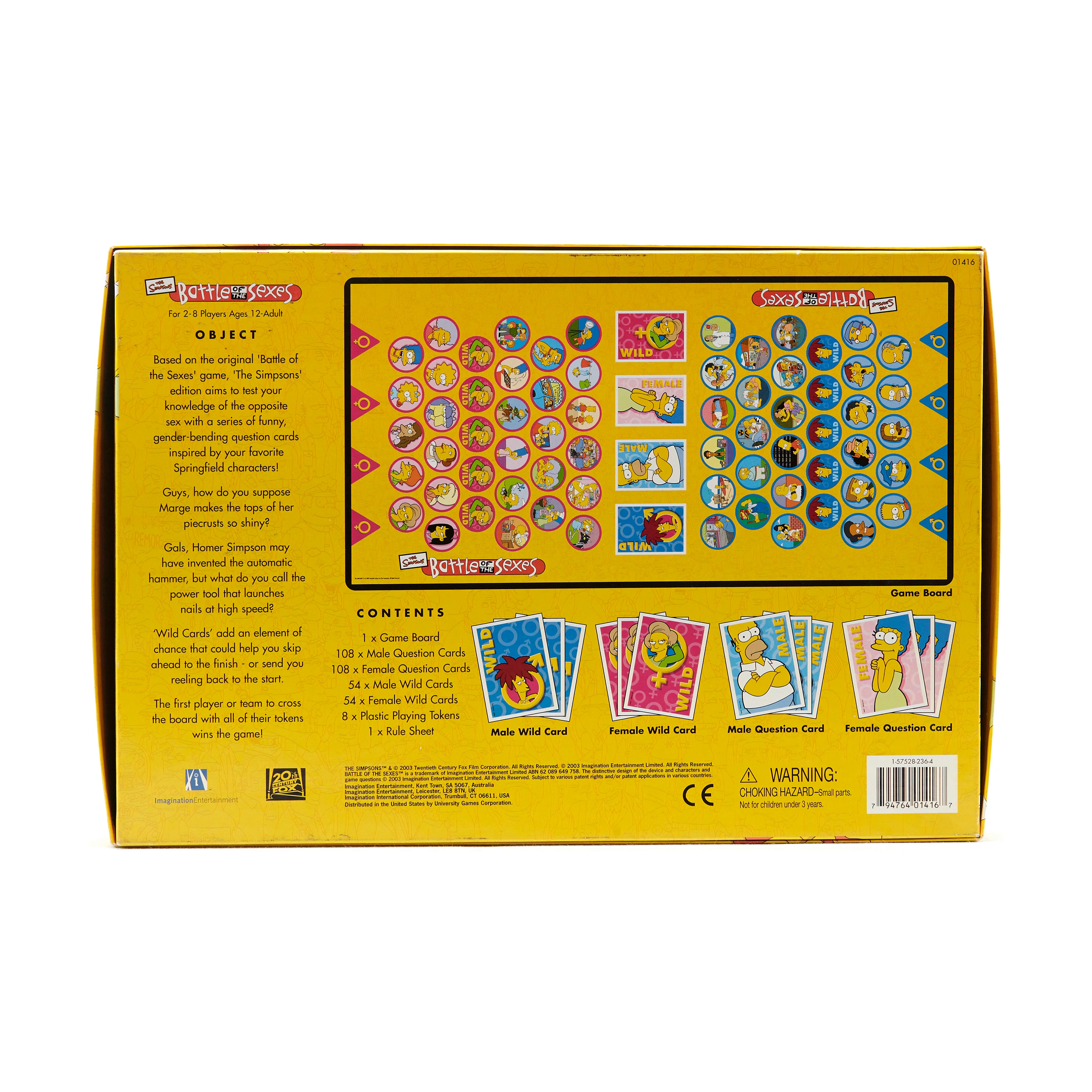 The Simpsons Battle of the Sexes Board Game - Image 3