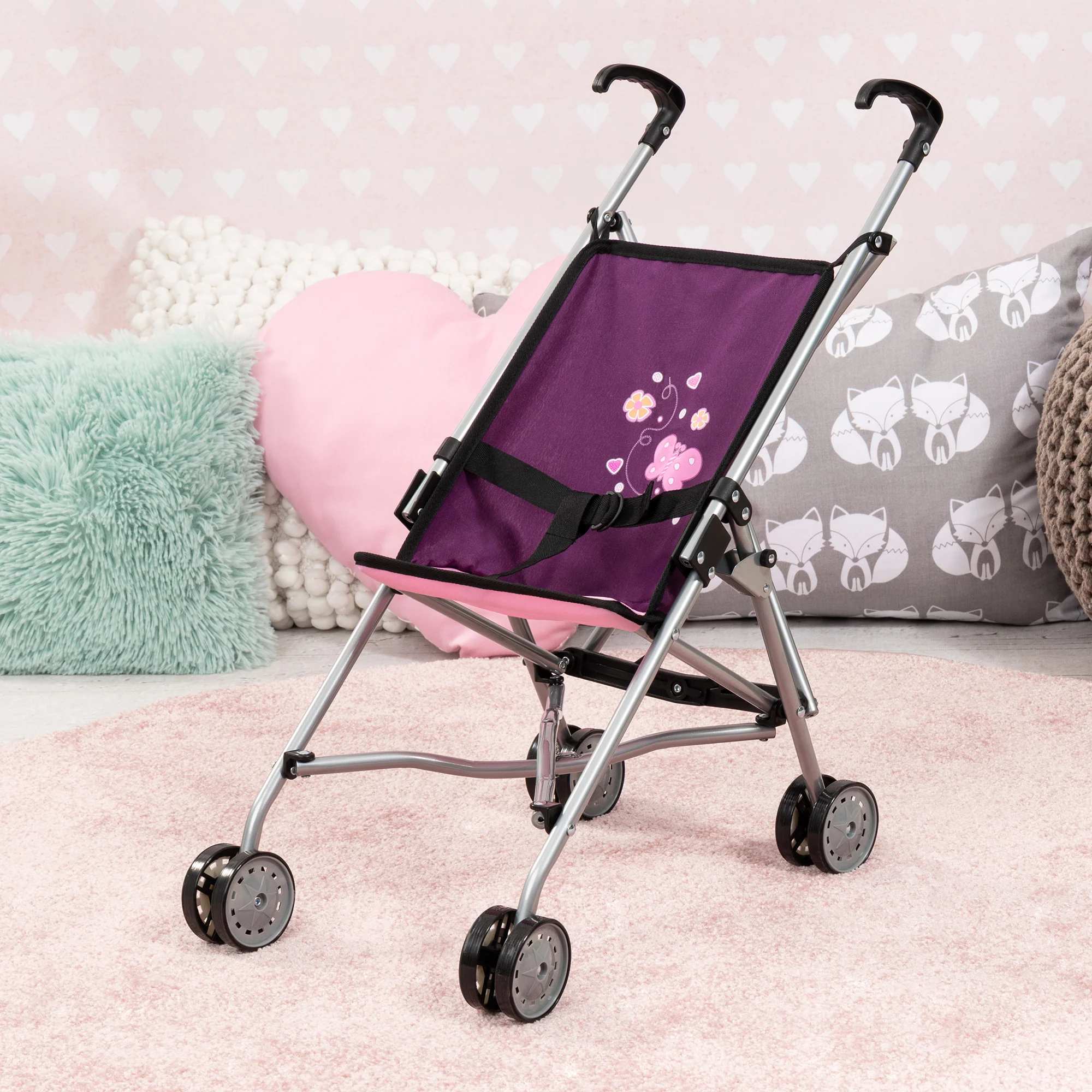 Bayer Design Doll Buggy Stroller, Accessory for Up to 18" Dolls, Ages 3+ - Image 4
