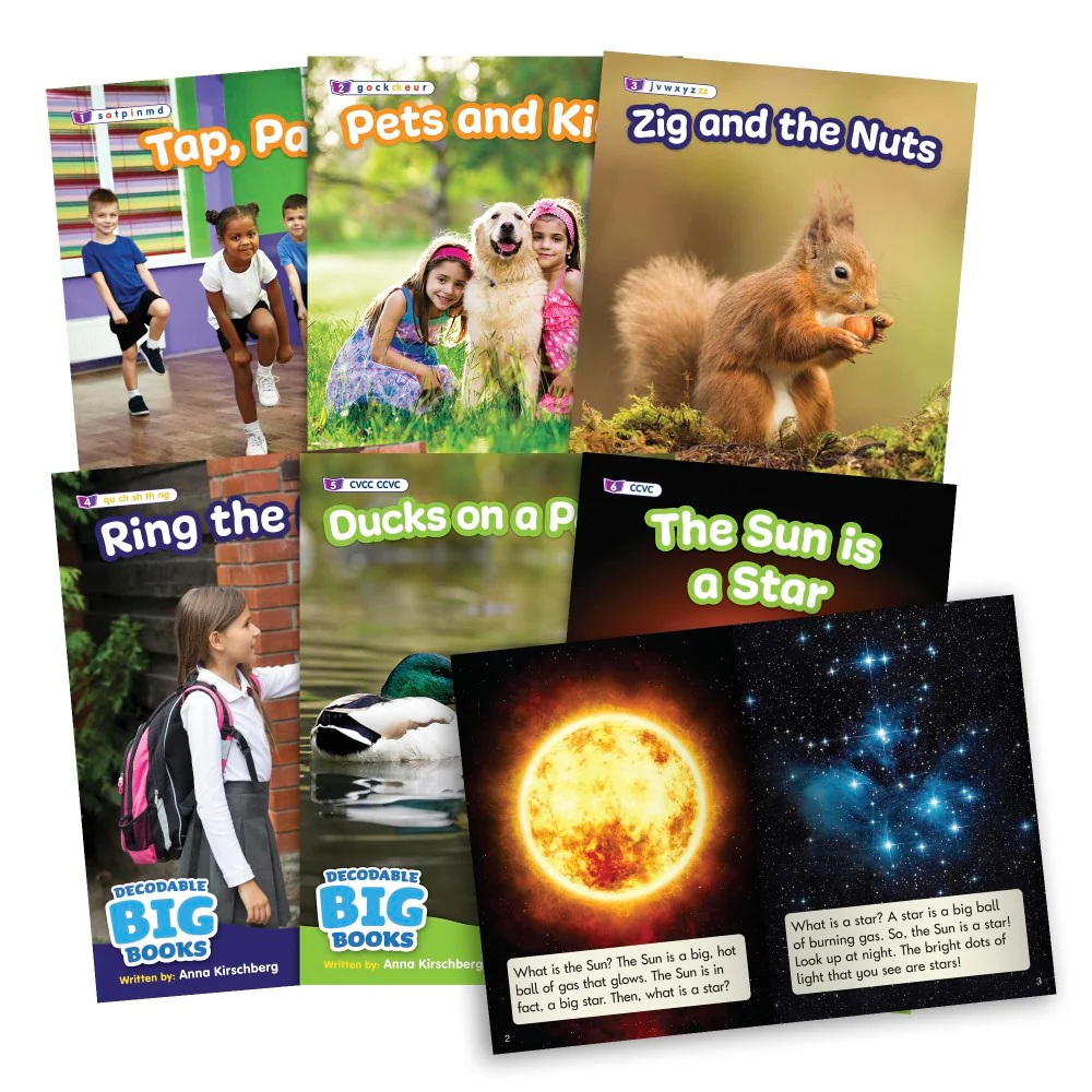Beanstalk Books: Decodable Big Books Non-Fiction Set - 6 XL Books - Image 2