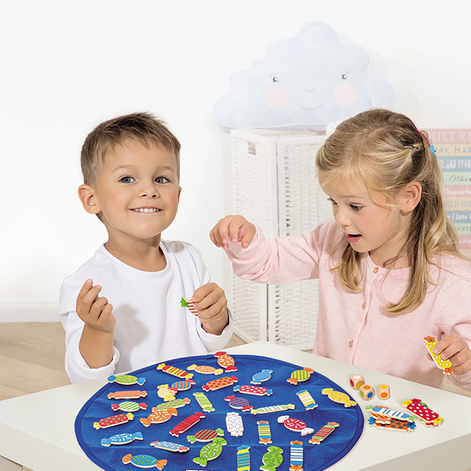 Beleduc Candy Game Colorful Wooden Memory Challenge - Image 3