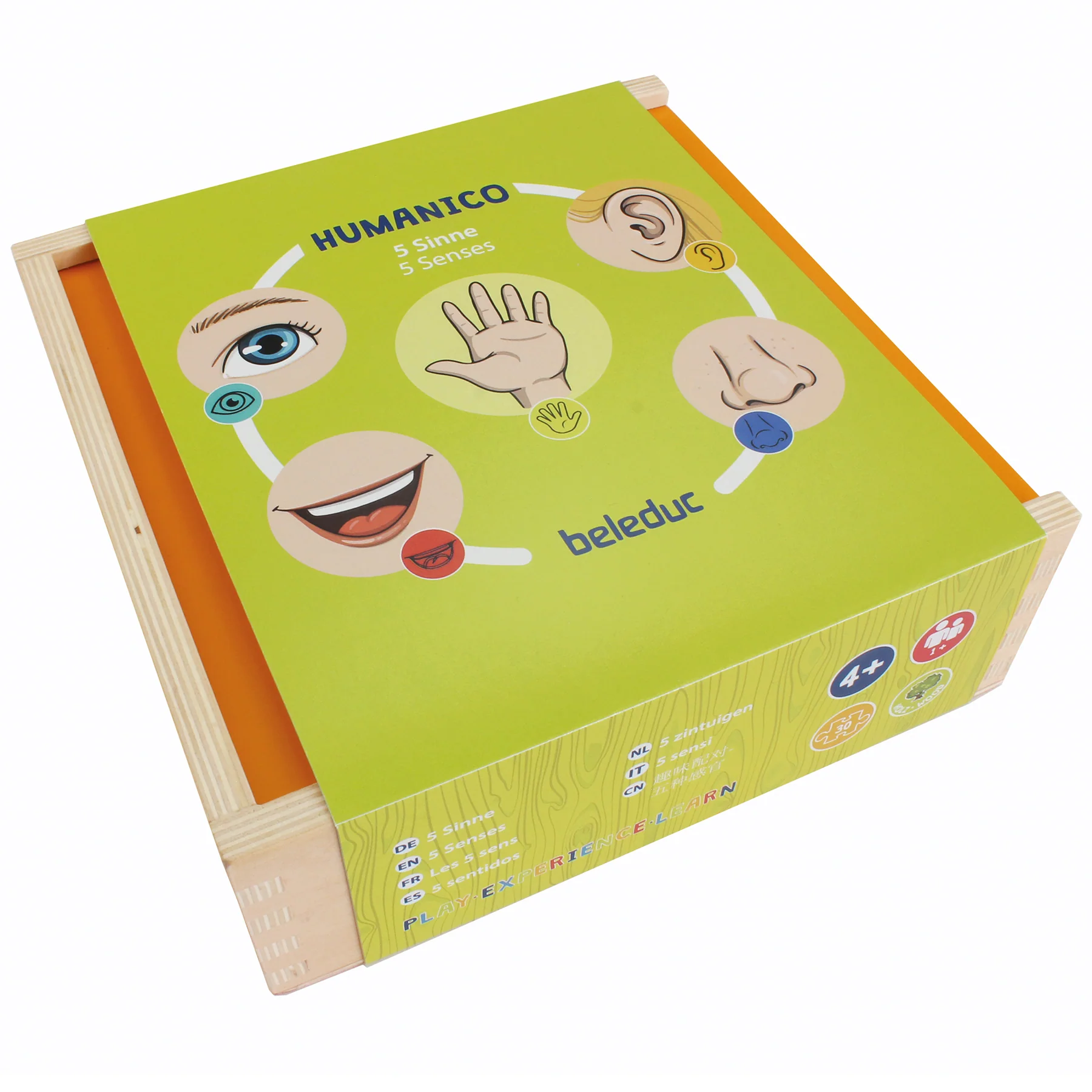 Beleduc Humanico 5 Senses Puzzle - Sensory Exploration Game - Image 2