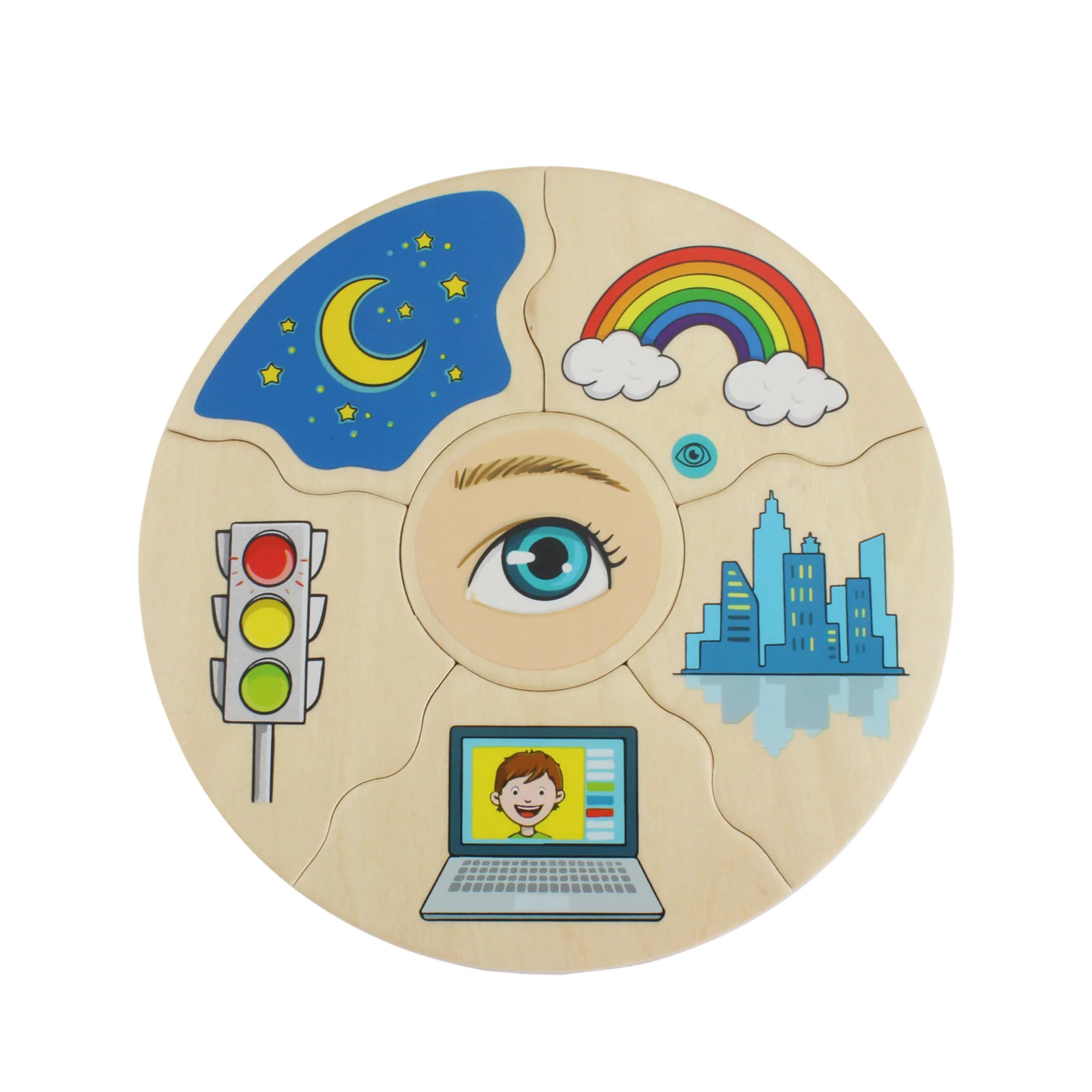 Beleduc Humanico 5 Senses Puzzle - Sensory Exploration Game - Image 5