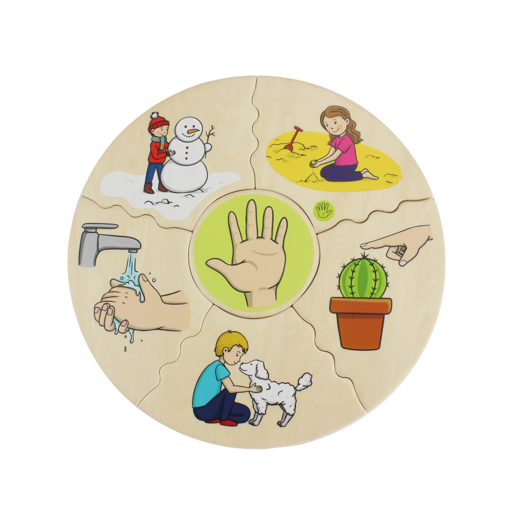 Beleduc Humanico 5 Senses Puzzle - Sensory Exploration Game - Image 7