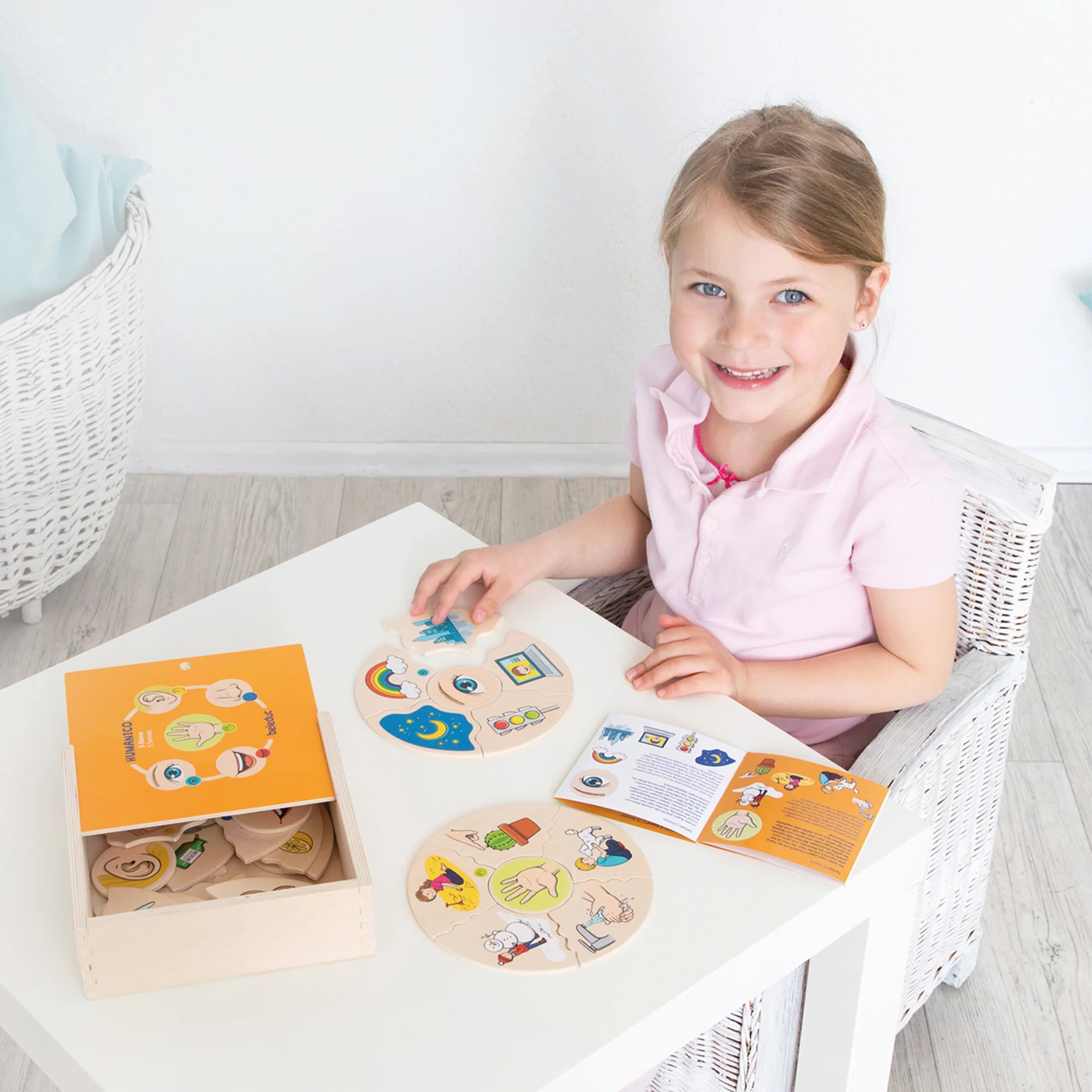 Beleduc Humanico 5 Senses Puzzle - Sensory Exploration Game - Image 8
