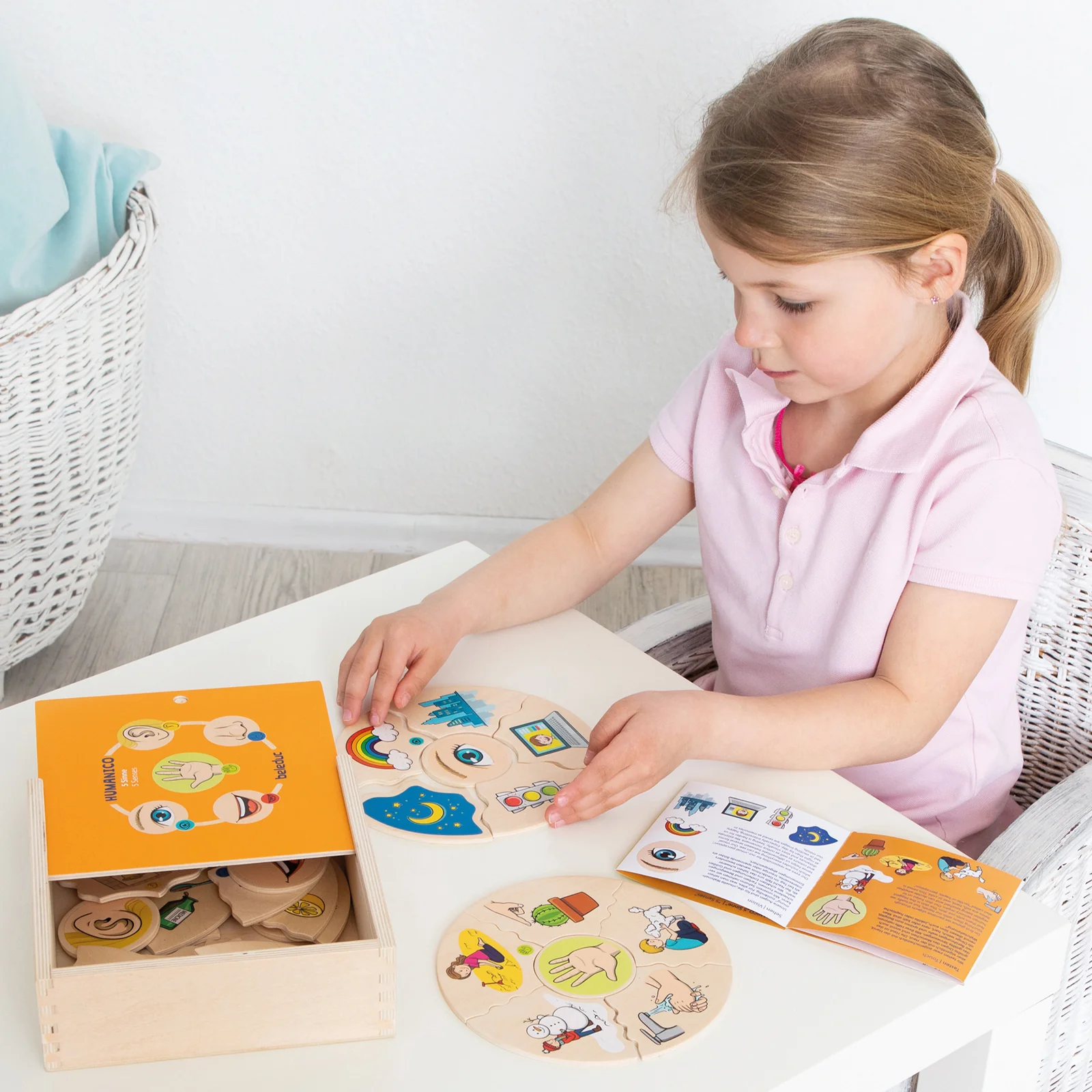 Beleduc Humanico 5 Senses Puzzle - Sensory Exploration Game - Image 9