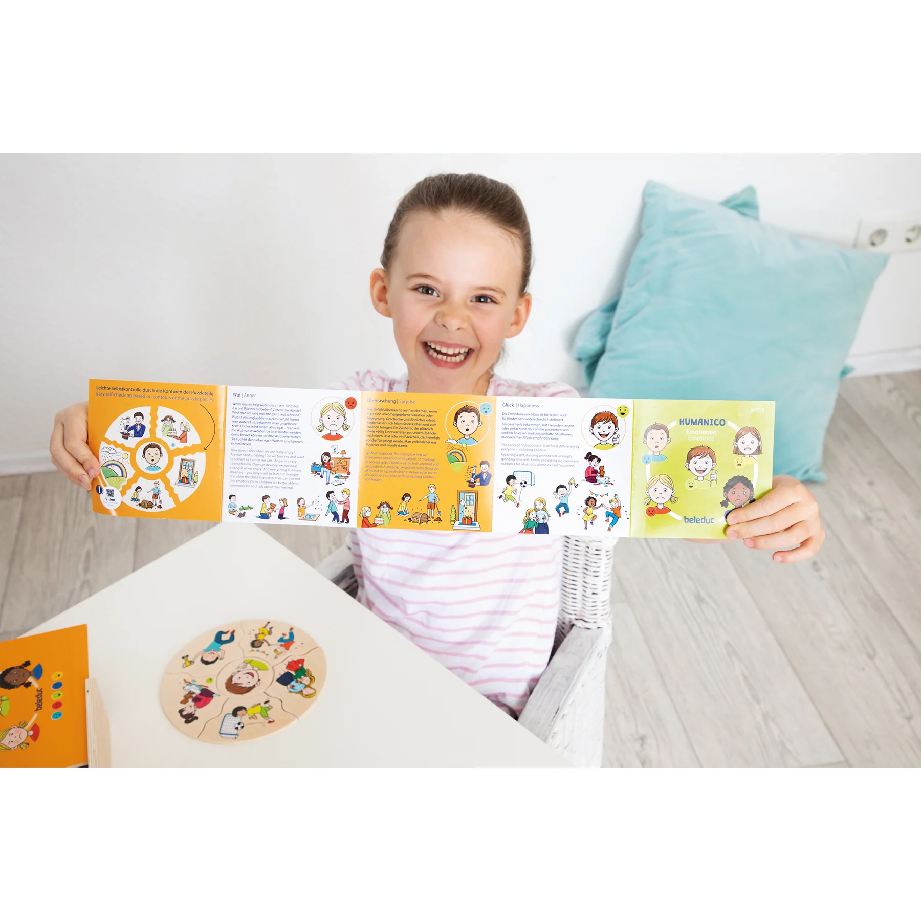 Beleduc Humanico Emotions Puzzles - Social-Emotional Learning Game - Image 10