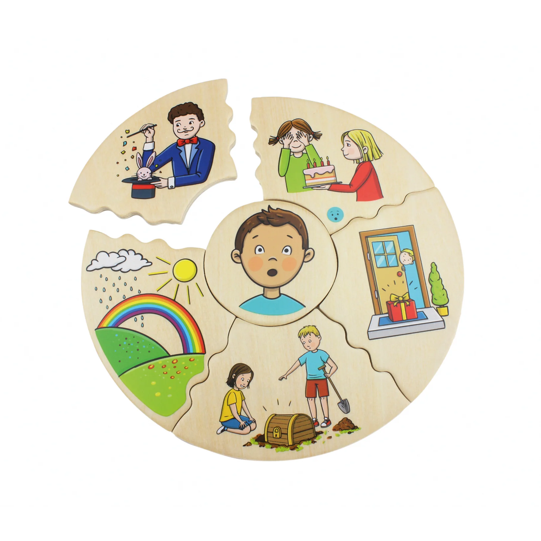 Beleduc Humanico Emotions Puzzles - Social-Emotional Learning Game - Image 6