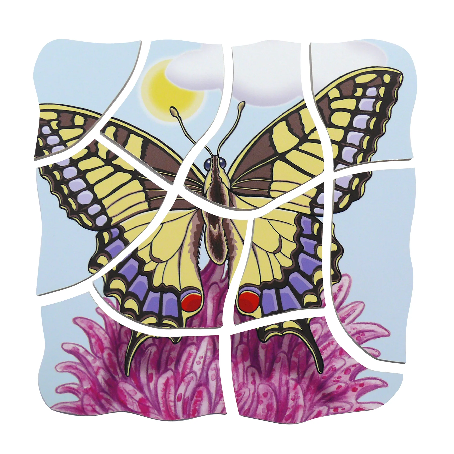 Beleduc Layer Puzzle - Transformative Butterfly Lifecycle - Image 2