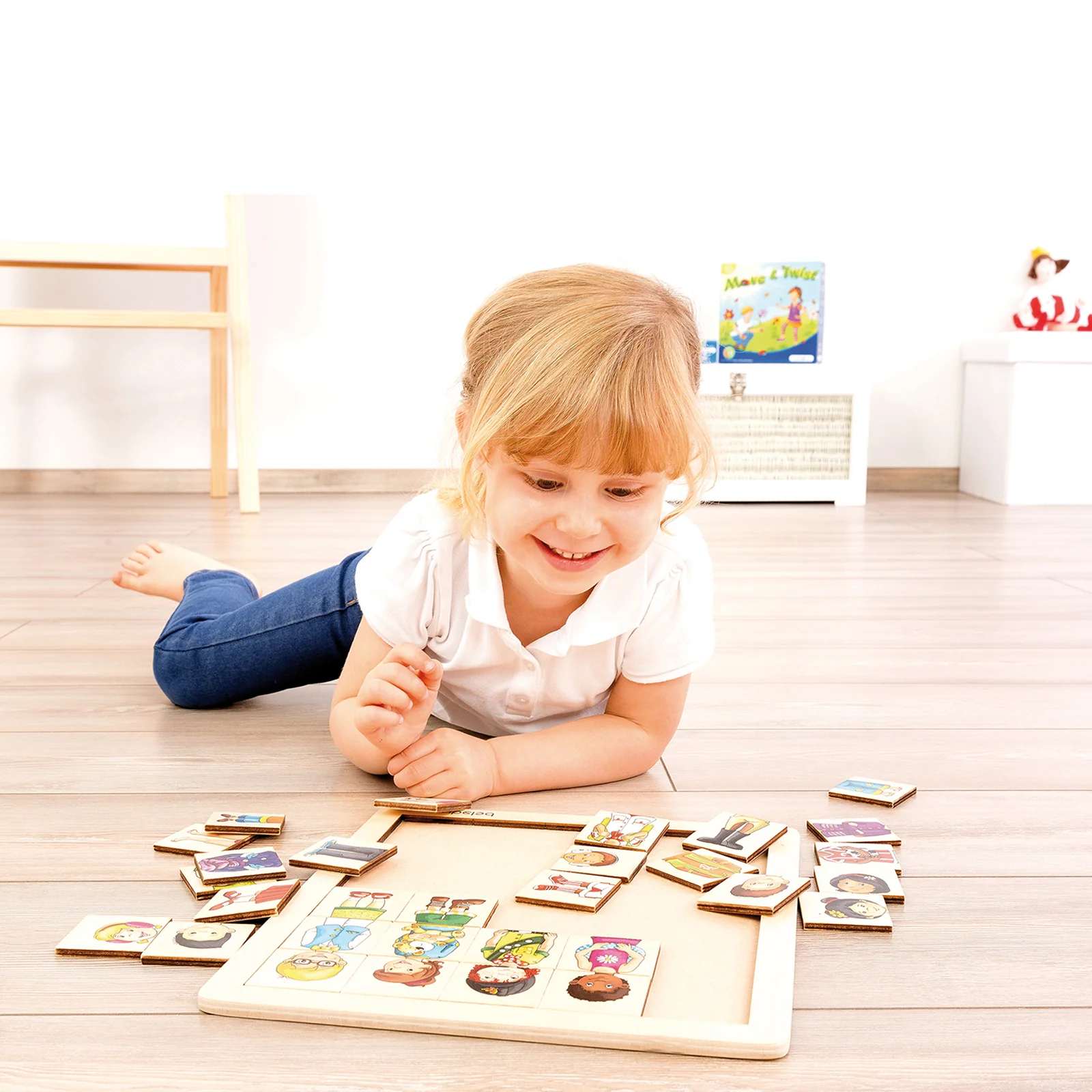 Beleduc Match & Mix Cultural Kids Wooden Puzzle - 30 pc - Image 7