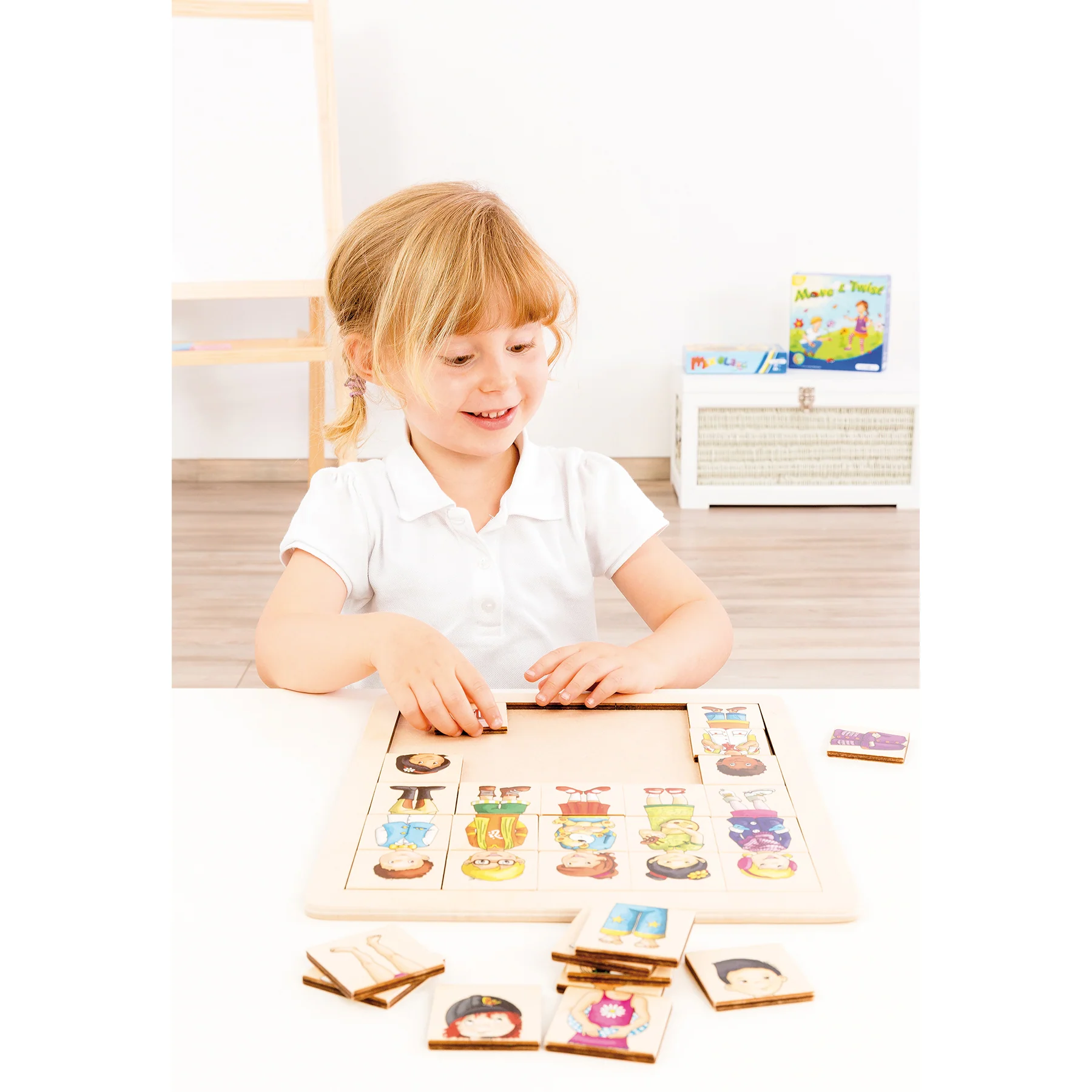 Beleduc Match & Mix Cultural Kids Wooden Puzzle - 30 pc - Image 8