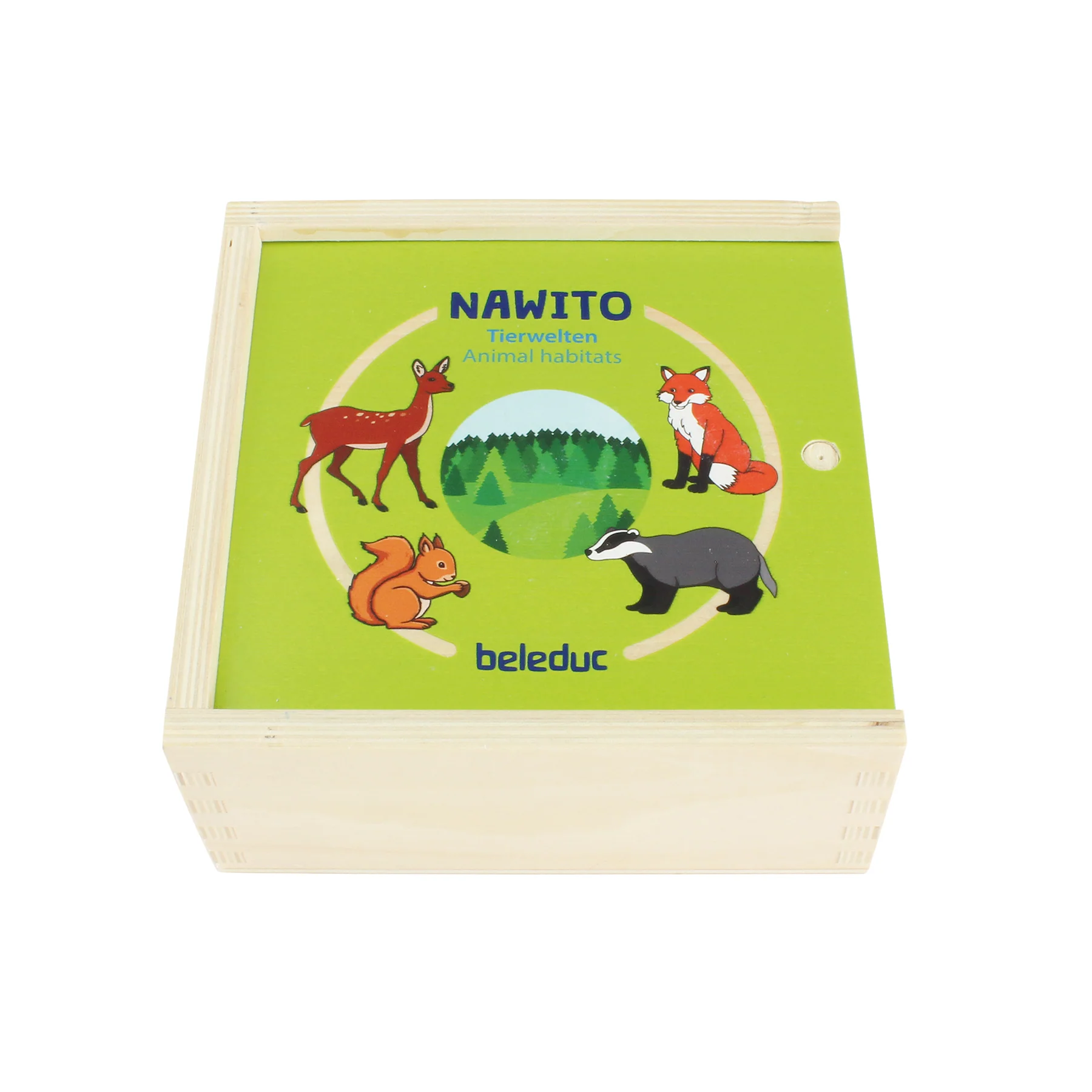 Beleduc Nawito Animal Habitats Educational Puzzle Set - Image 2