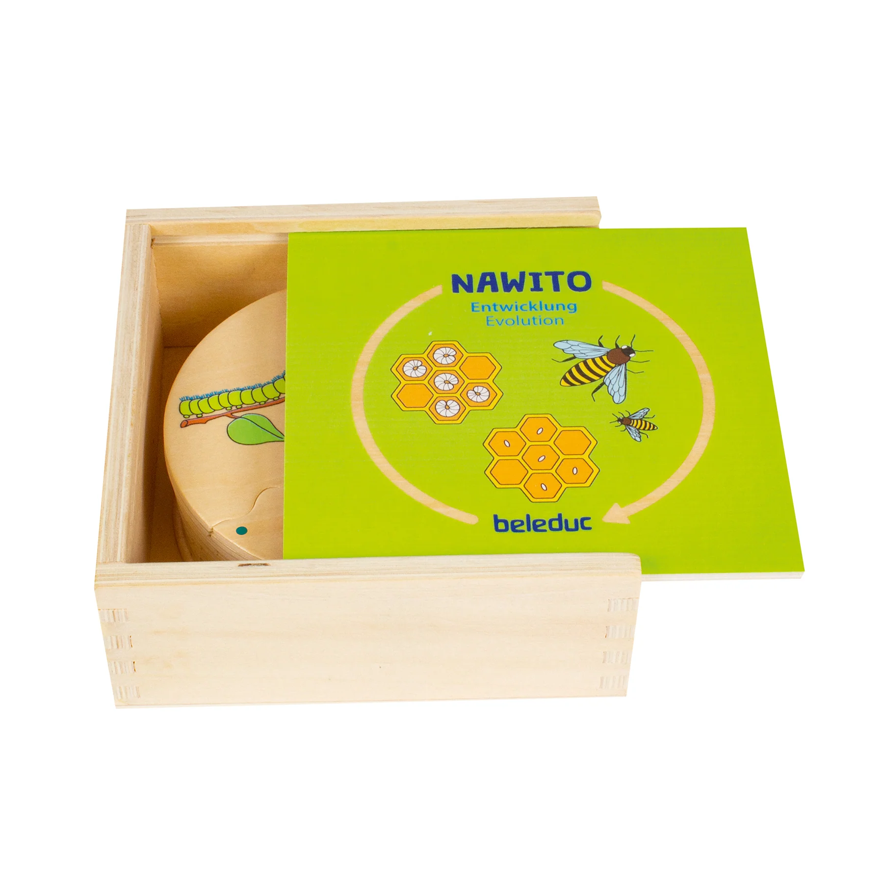 Beleduc Nawito 10-Pack Evolution Wooden Puzzles - 30 pc - Image 5