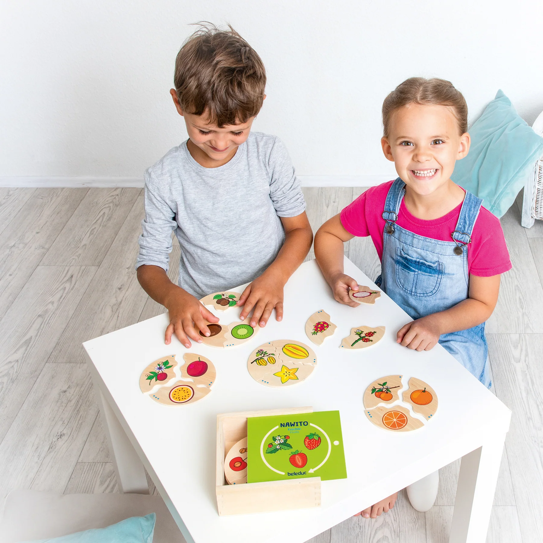 Beleduc Nawito 30-Piece Fruits Development Wooden Puzzle - Image 6