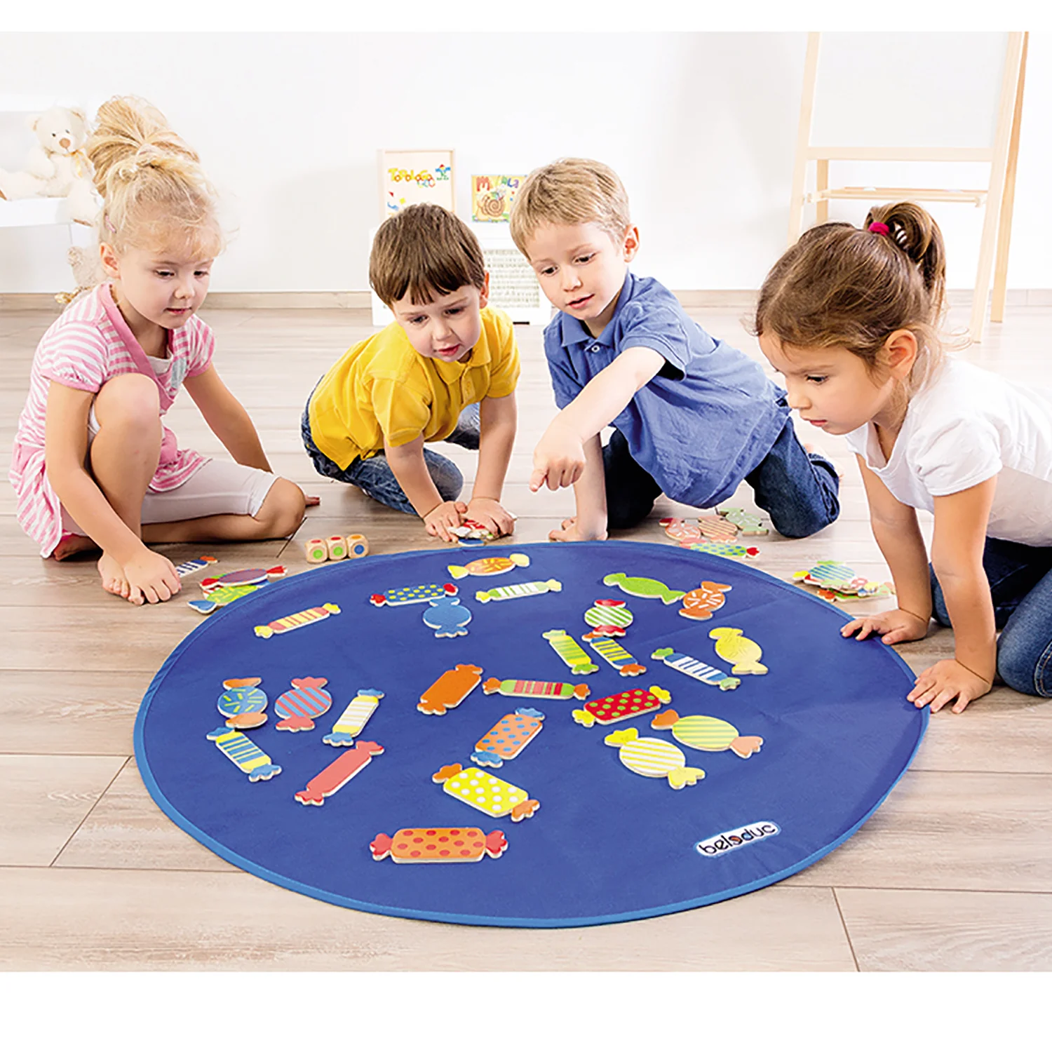 Beleduc XXL Candy Color Quest Floor Game - Image 6