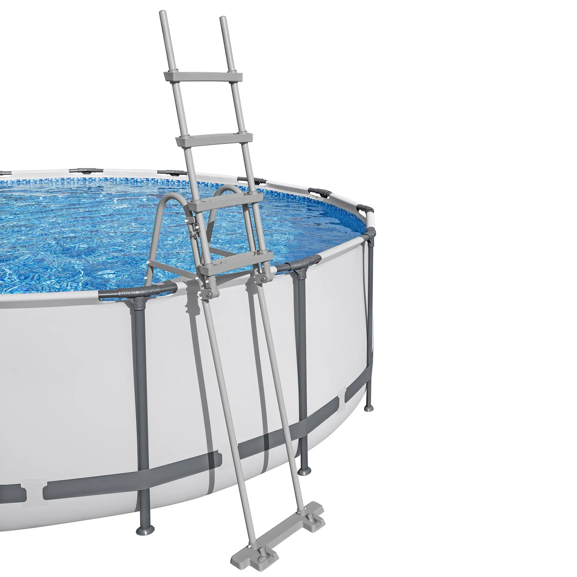 Bestway Flip & Lock 48" Pool Ladder - Corrosion-Resistant Frame, Anti-Slip Steps - Image 2