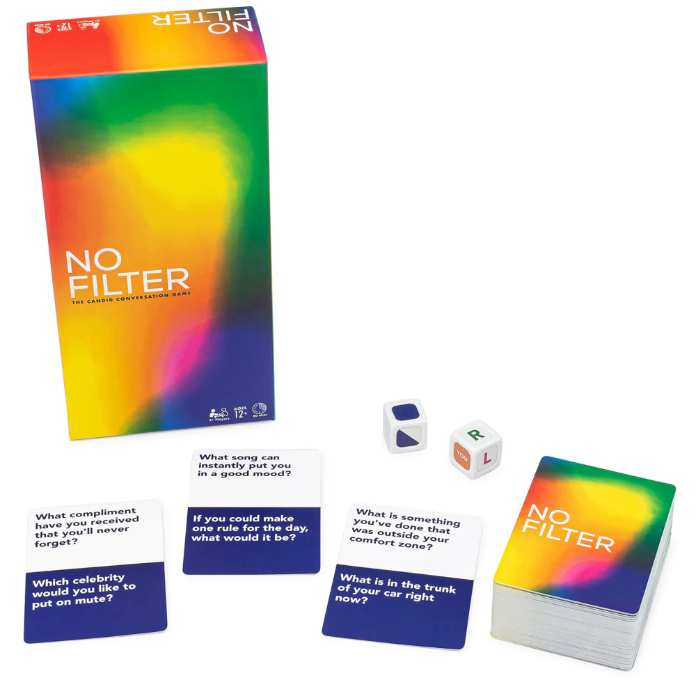 No Filter Candid Conversation Game by Big G Creative, 3+ Players, Ages 12+ - Image 2