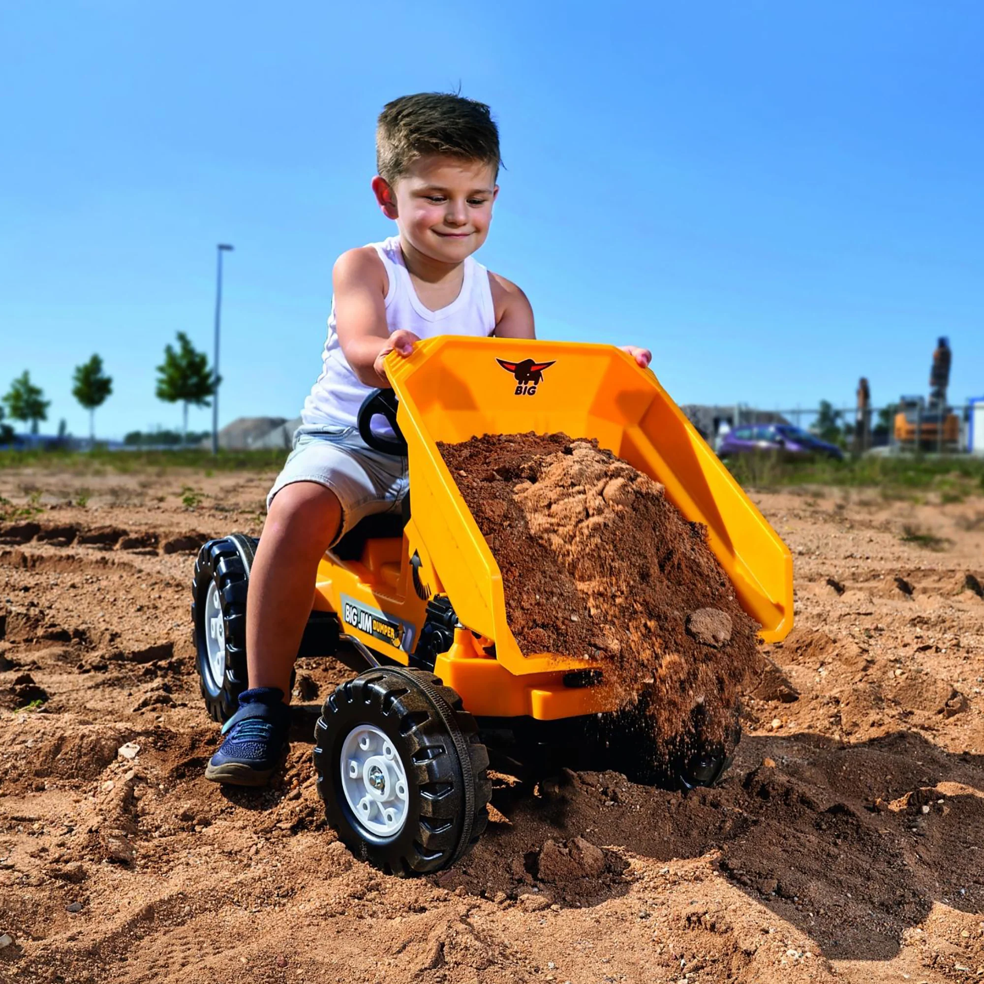 BIG Jim Dumper Pedal Tractor Ride-On With Tipping Bed - Image 3
