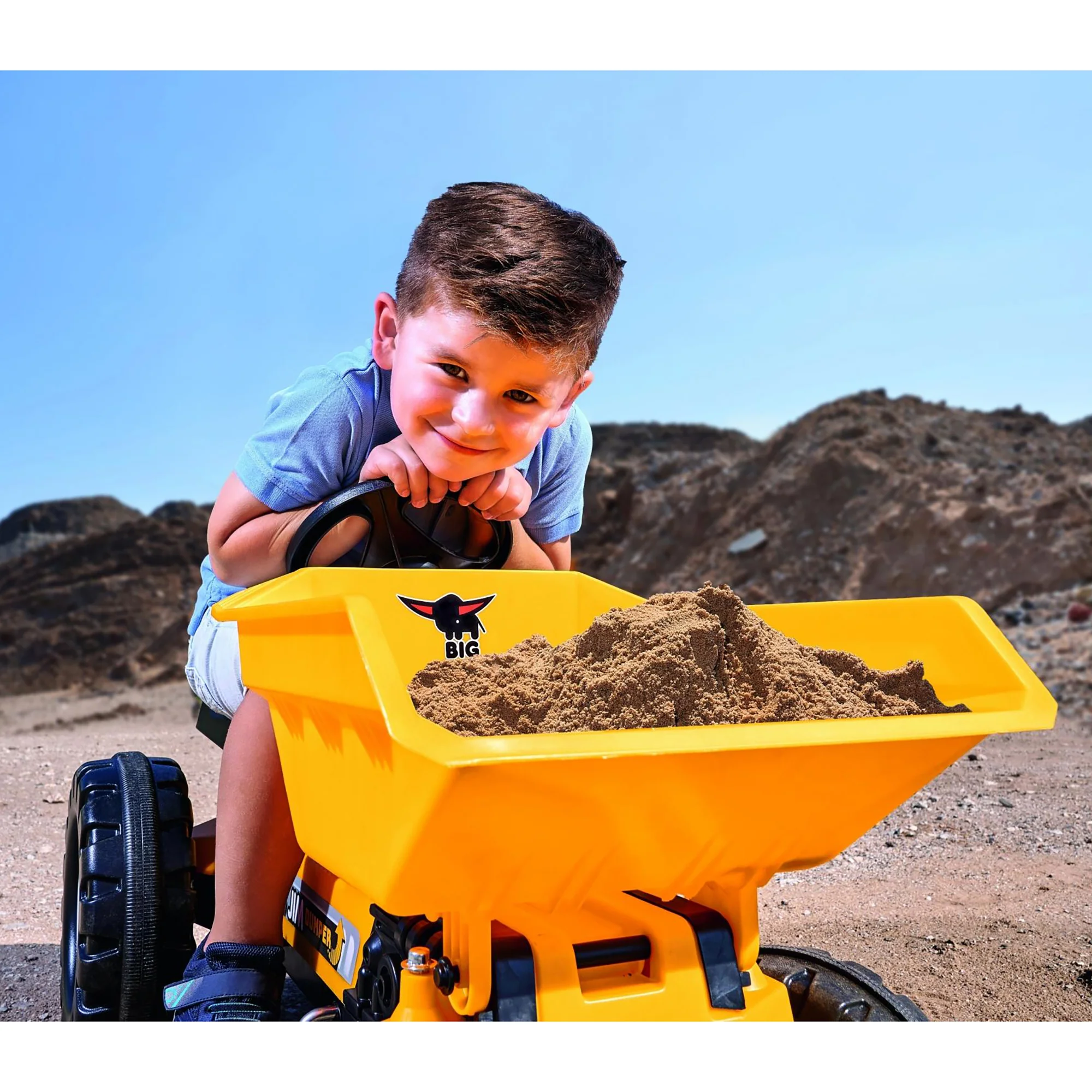 BIG Jim Dumper Pedal Tractor Ride-On With Tipping Bed - Image 4