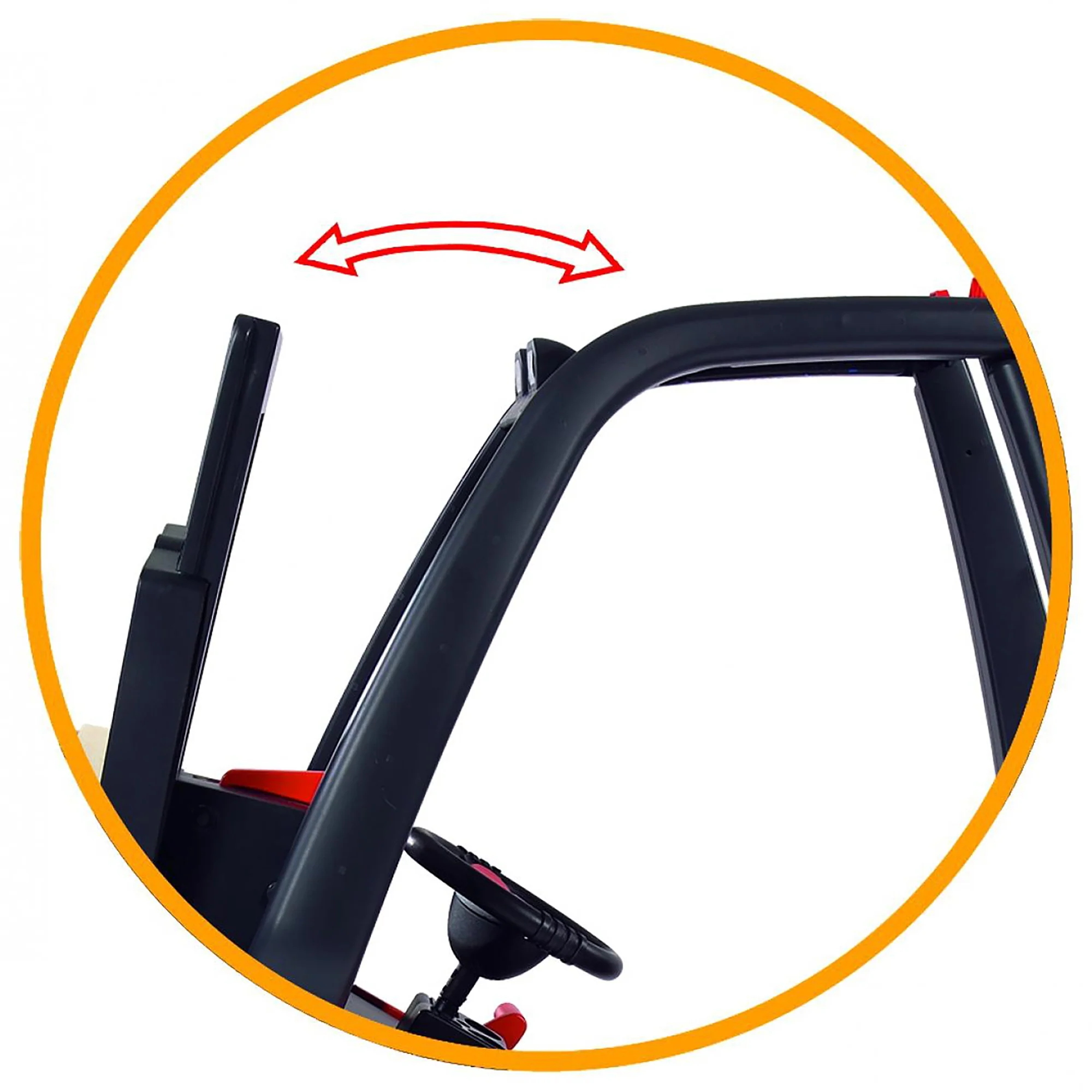 BIG Linde Forklift Pedal-Powered Ride-On With Working Lift - Image 5
