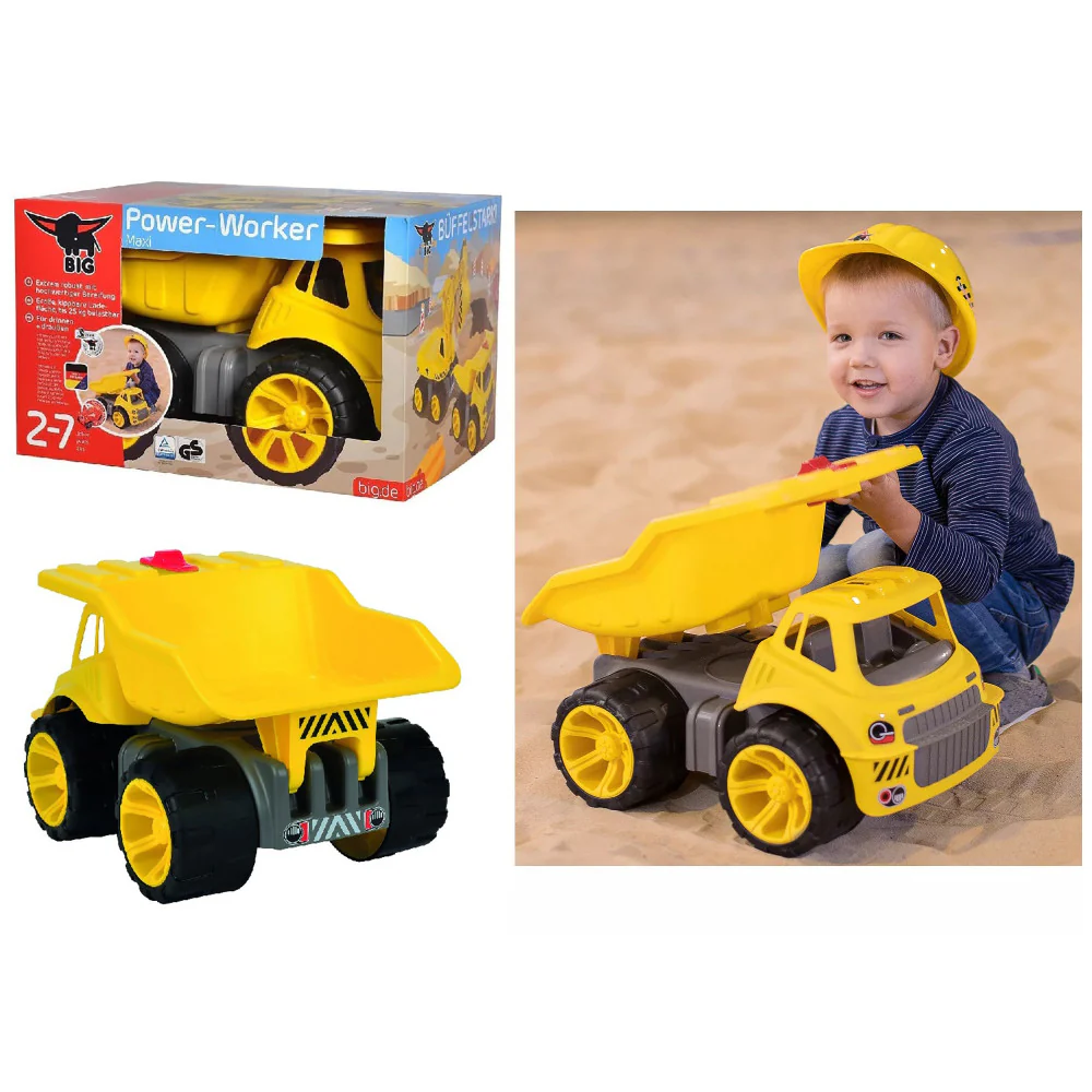 BIG - Power Worker Maxi Truck Rideon - Durable Kids Construction Toy - Image 3