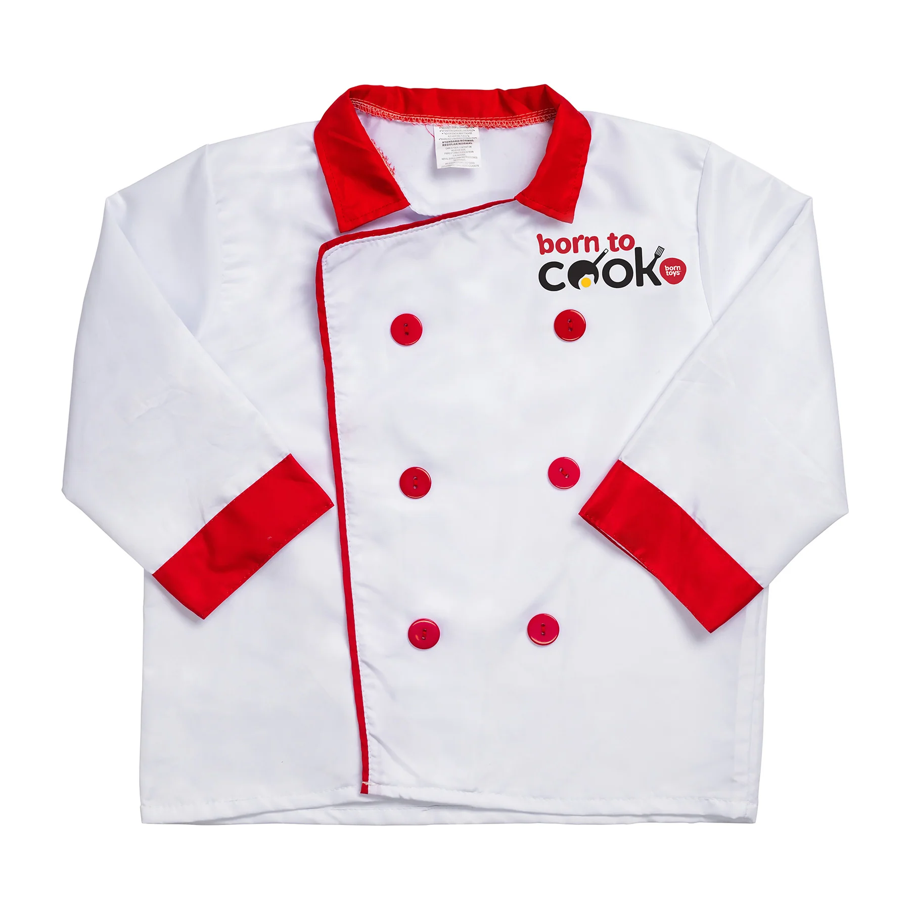 Bintiva 11-Piece Deluxe Chef Role Play Dress-Up Set - Red Accents - Image 2