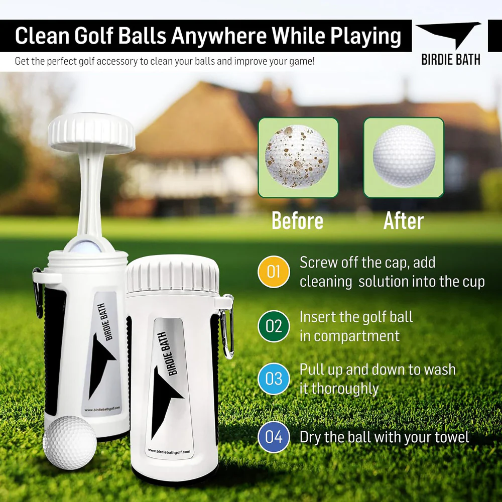 Birdie Golf: Birdie Bath - Portable Golf Ball Washer - Image 2