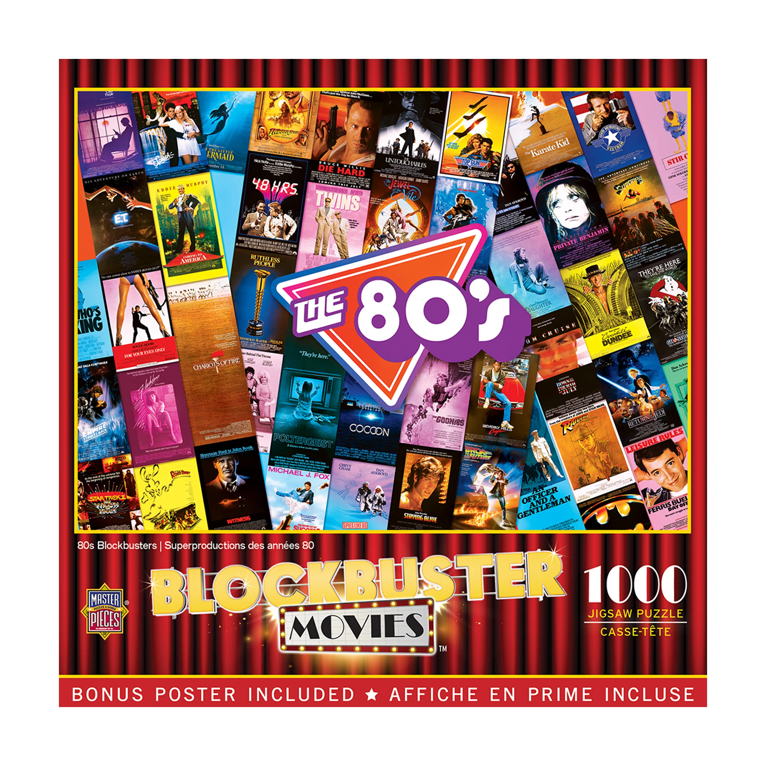 MasterPieces 80s Blockbusters Jigsaw Puzzle - 1000 pc - Image 3