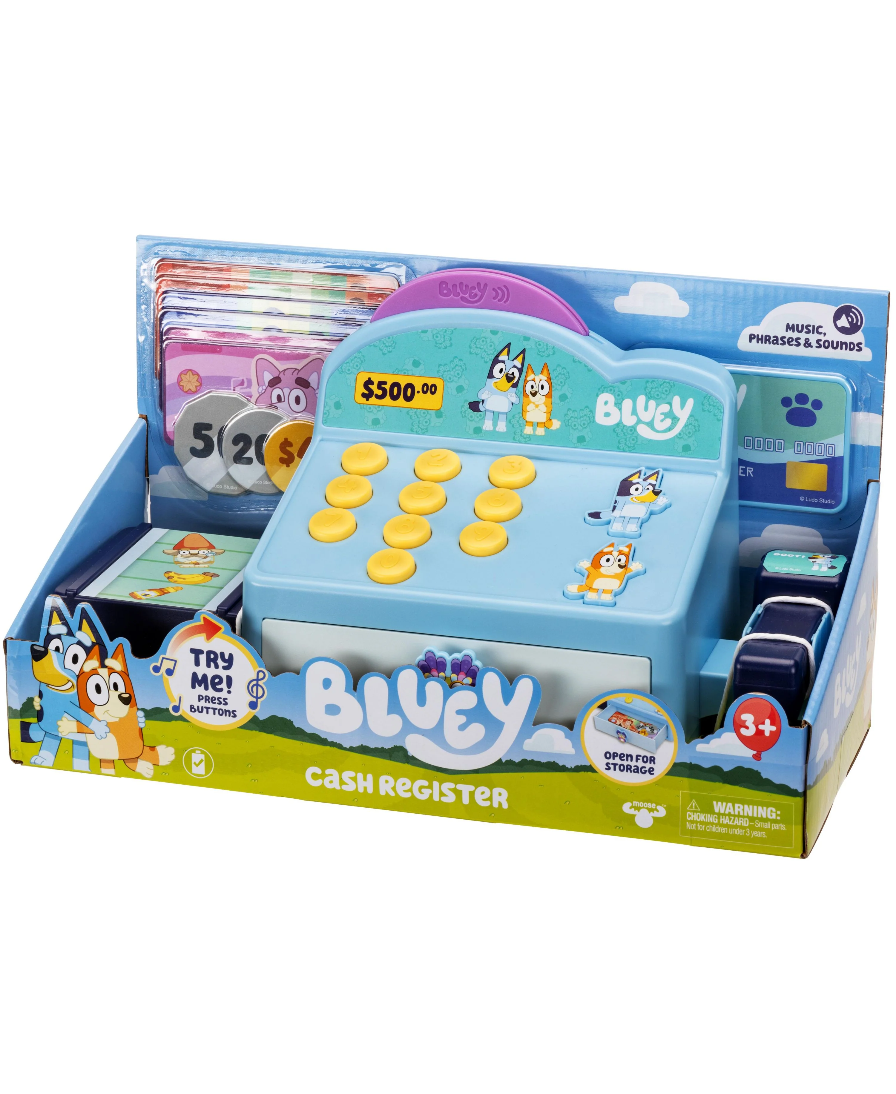 Bluey S11 Interactive Role Play Cash Register - Image 2