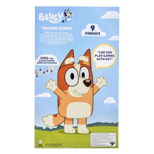 Bluey 12 inch Talking Bingo Plush Toy - Image 2