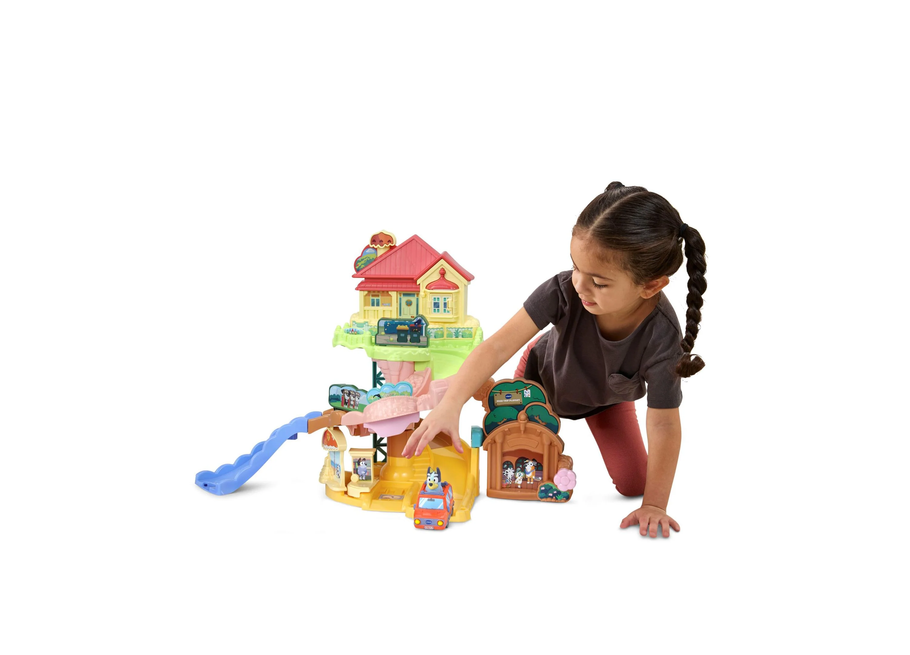 VTech Bluey Road Trip Interactive Playset - DJ Bluey Edition - Image 3