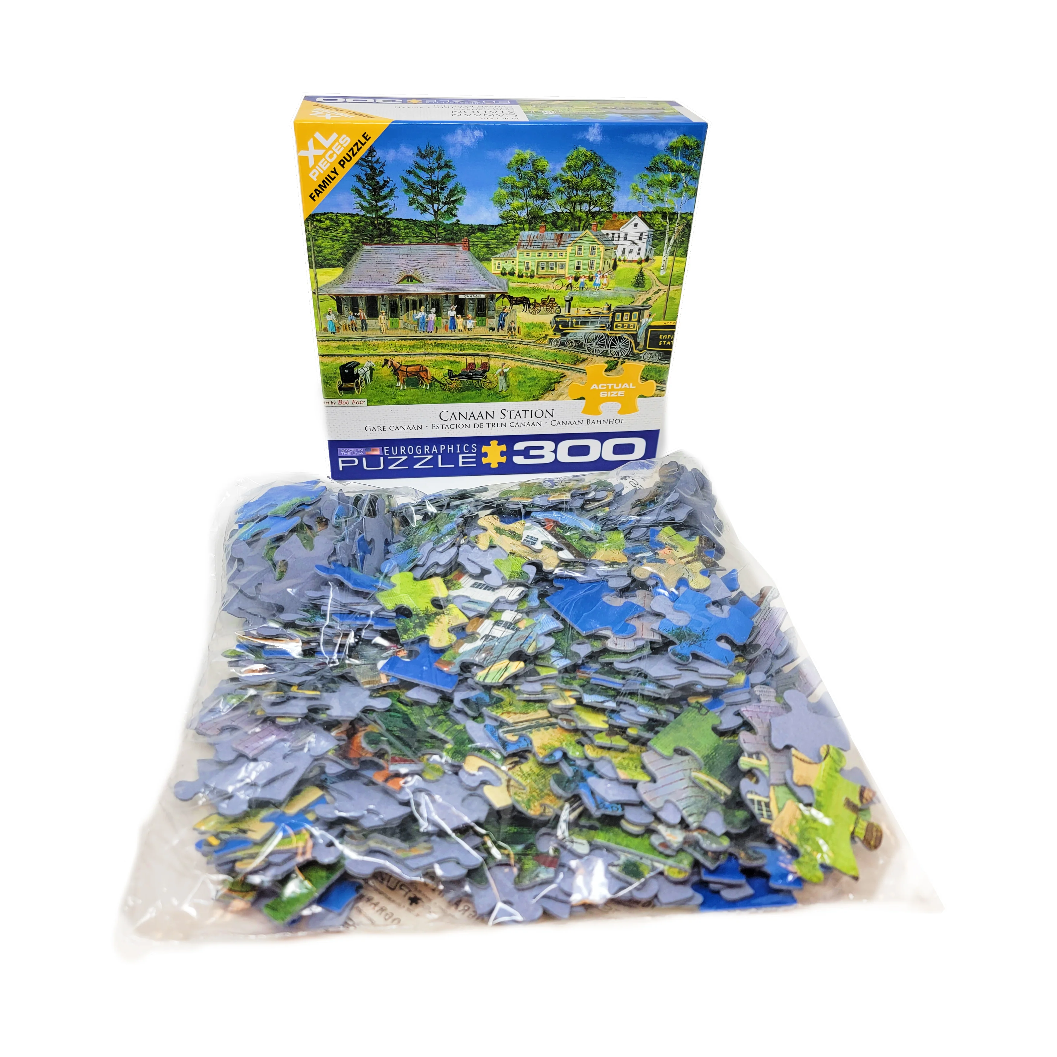 Bob Fair Canaan Station XL Jigsaw Puzzle - 300 pc - Image 5