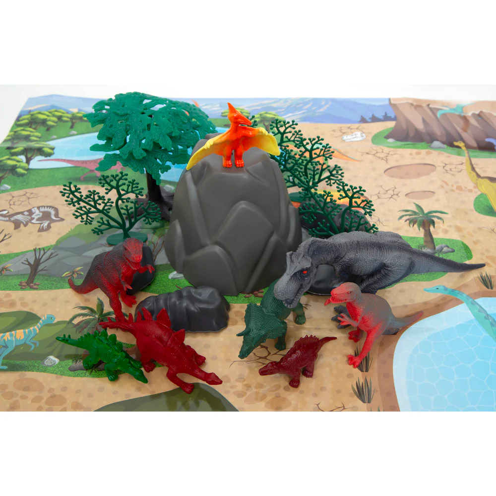 Boley Dinosaur Adventures Play Bucket - 40pc Prehistoric Playset - Image 5