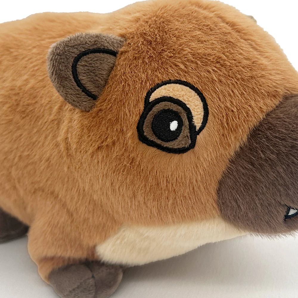 Borbs Cuddle Companion Life-Sized Hyrax Plush - Soft Brown - Image 7