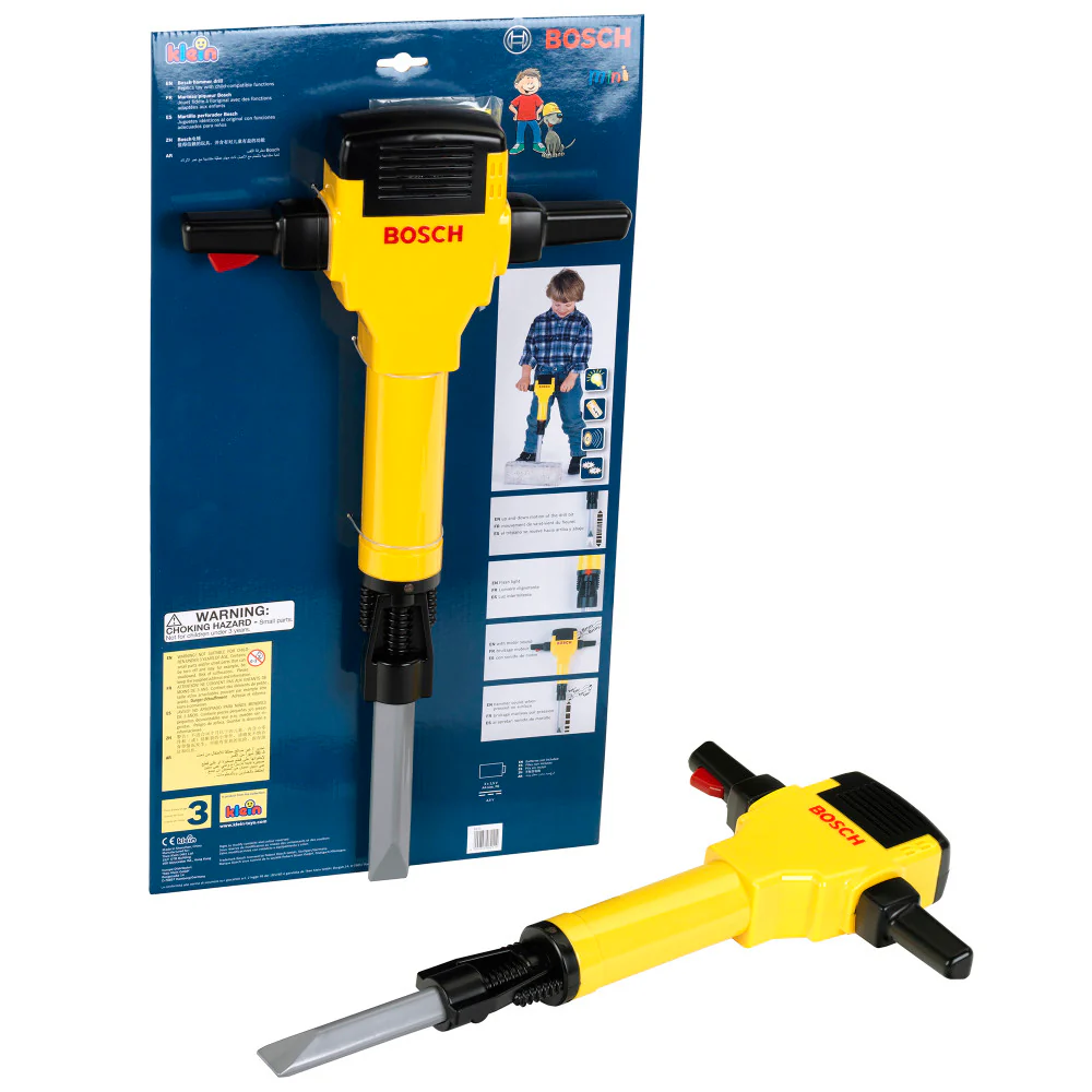 Bosch Mini Demolition Hammer Toy for Kids - Lights & Sounds