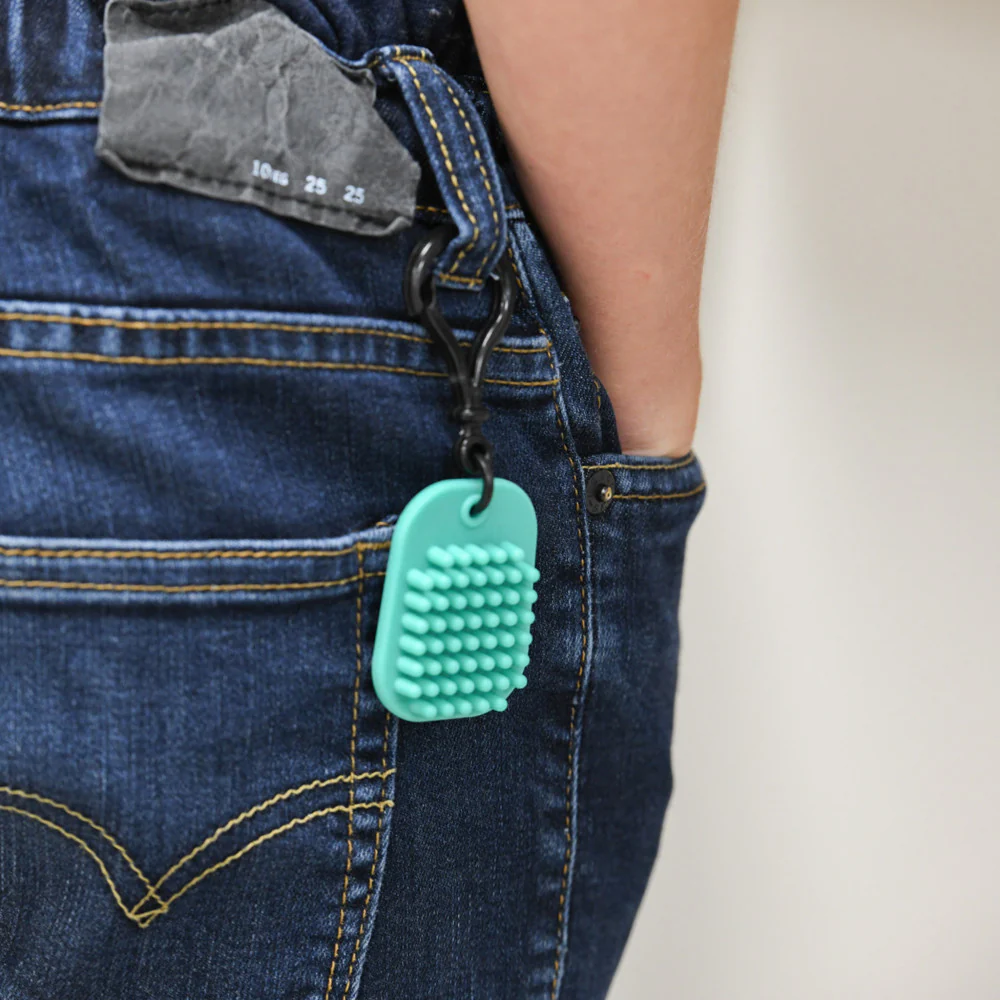 Bouncyband Calming Clips - Sensory Stress Relief Toy - Blue/Green - Image 5