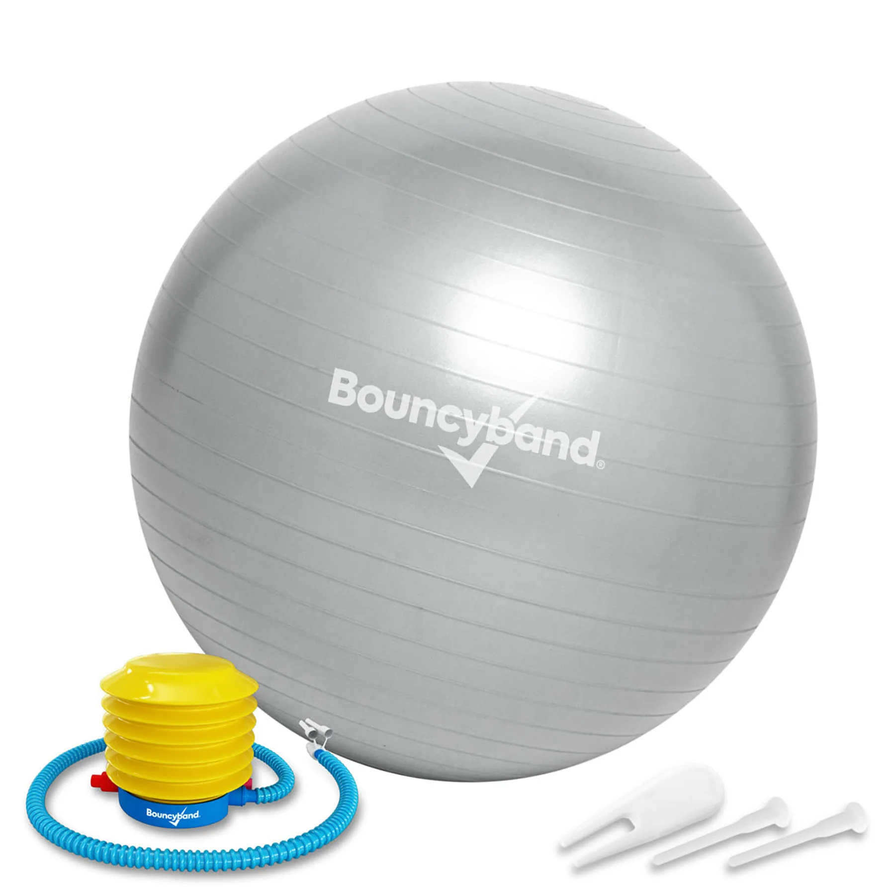 Bouncyband Balance Ball 55cm - Dynamic Silver Seating - Image 2