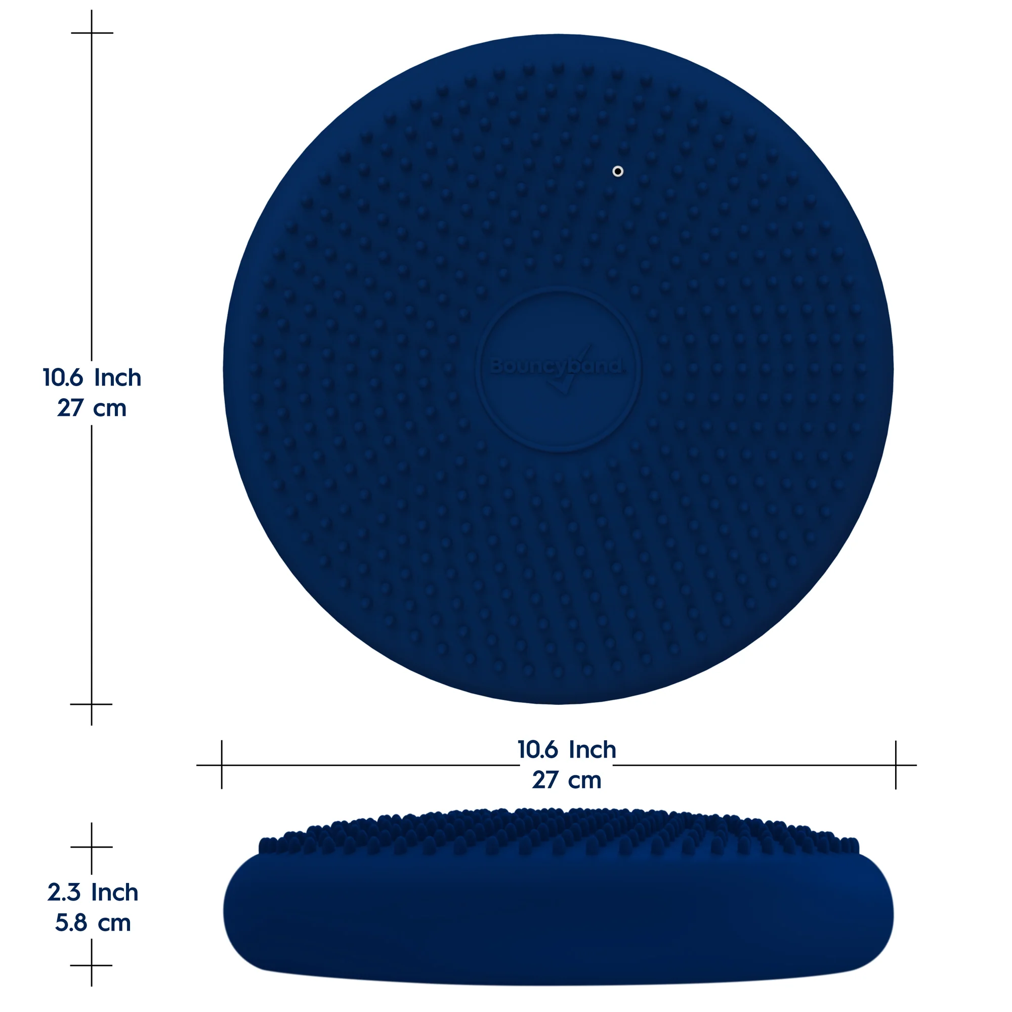 Bouncyband® Little Wiggle Seat Sensory Cushion, Blue - Image 4