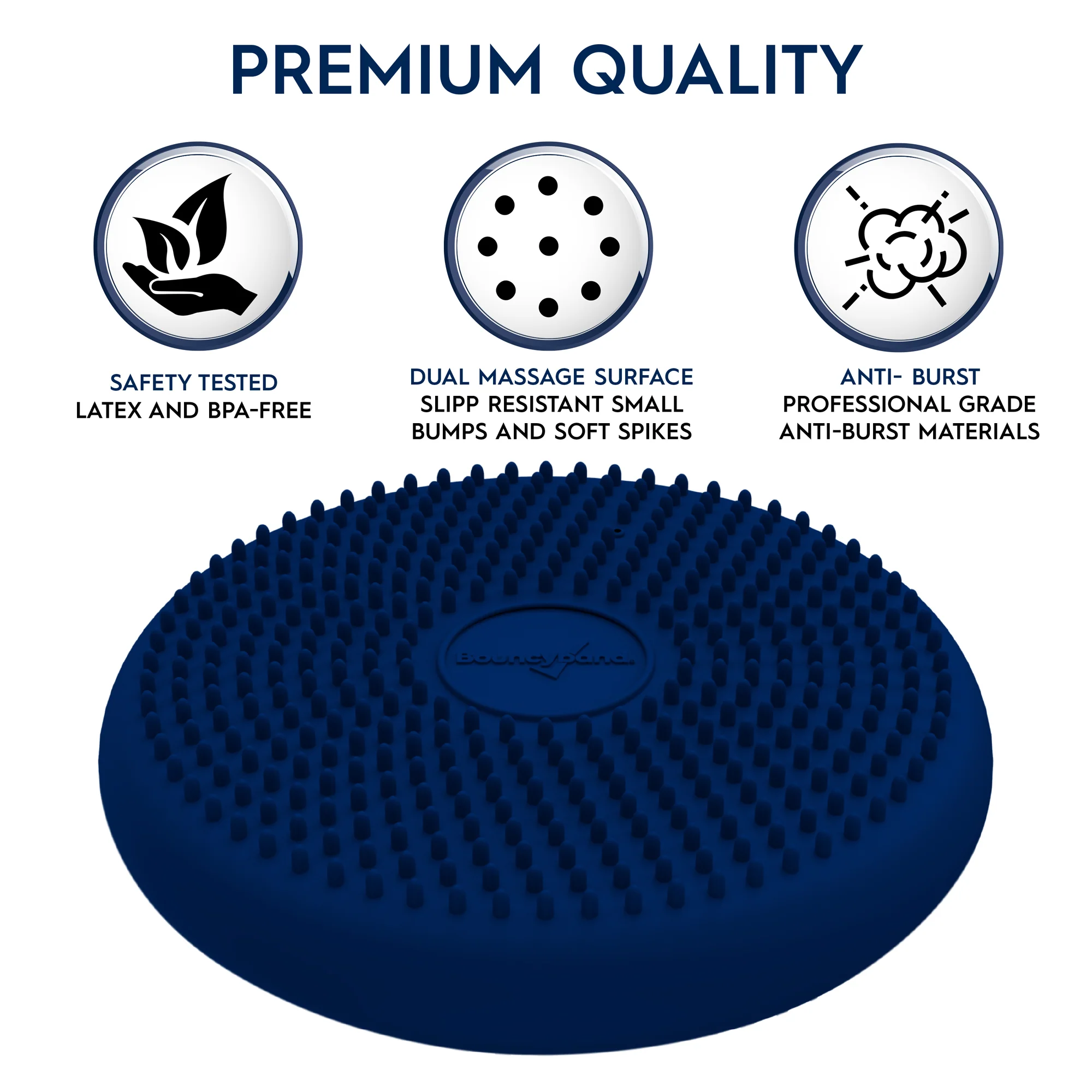 Bouncyband® Little Wiggle Seat Sensory Cushion, Blue - Image 5