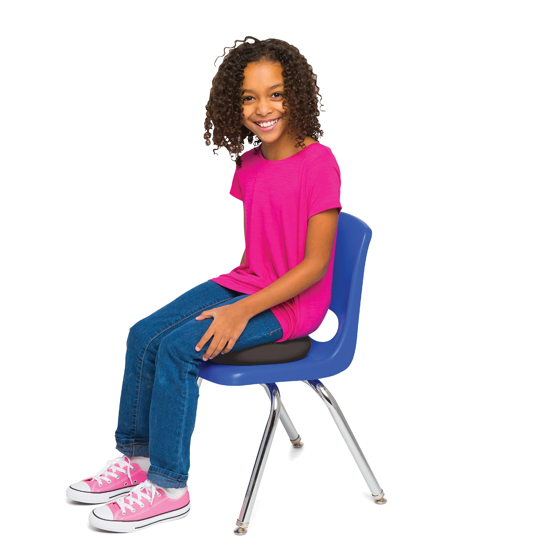 Bouncyband Little Wiggle Seat Sensory Cushion - Dark Gray - Image 6