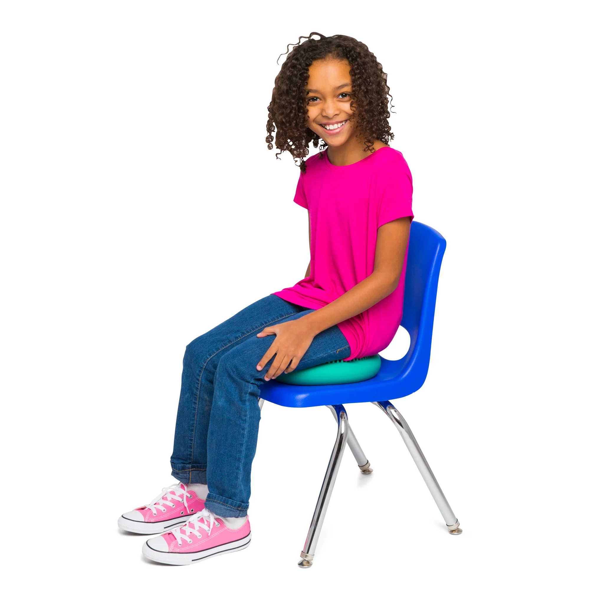 Bouncyband Little Wiggle Seat Sensory Cushion, Mint - Calming Movement for Kids - Image 6