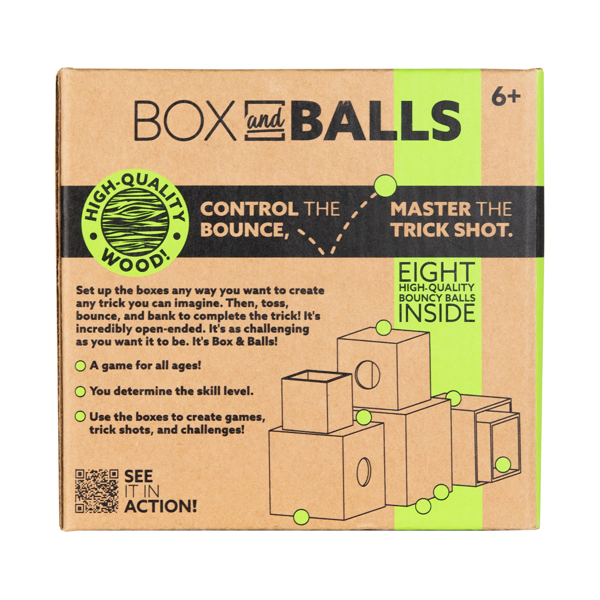 Box and Balls - Classic Wooden Trick Shot Game - Image 4